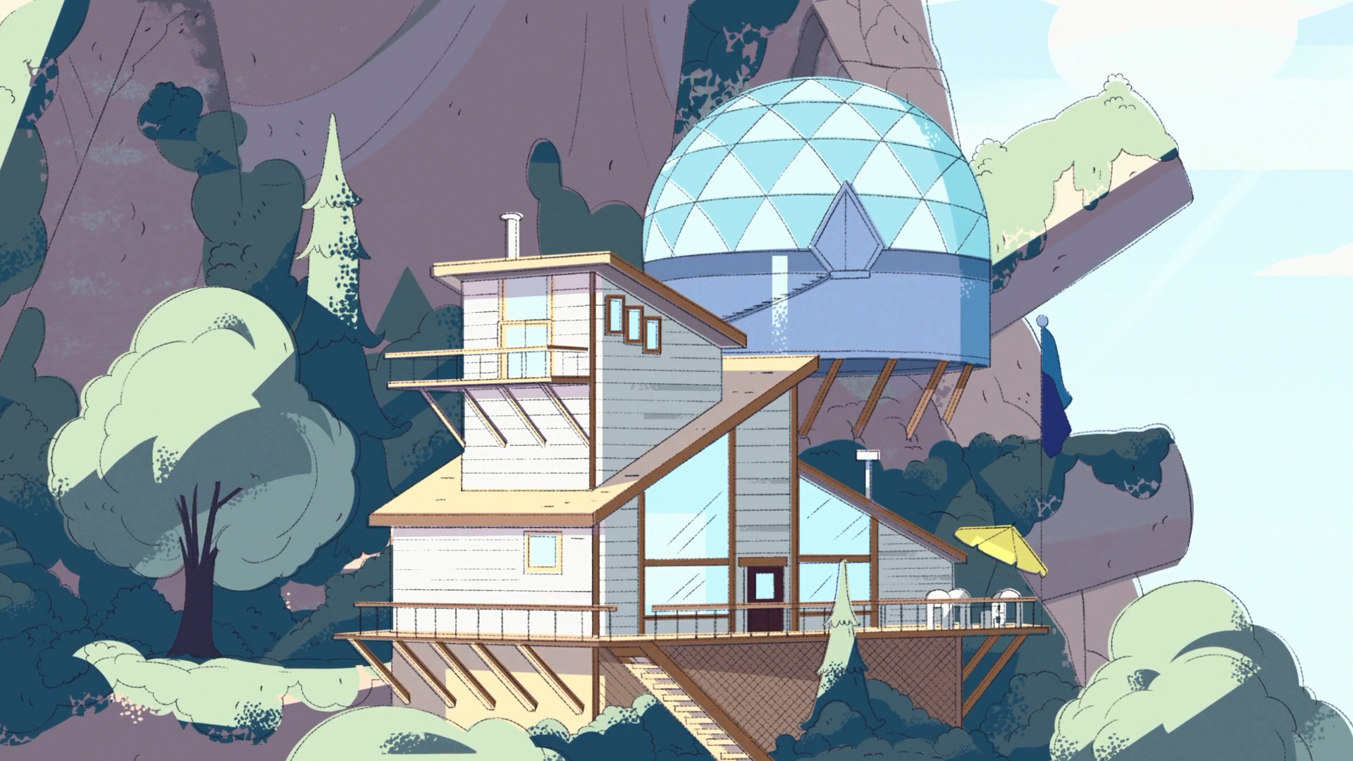 The Beach House from Steven Universe HD Wallpaper
