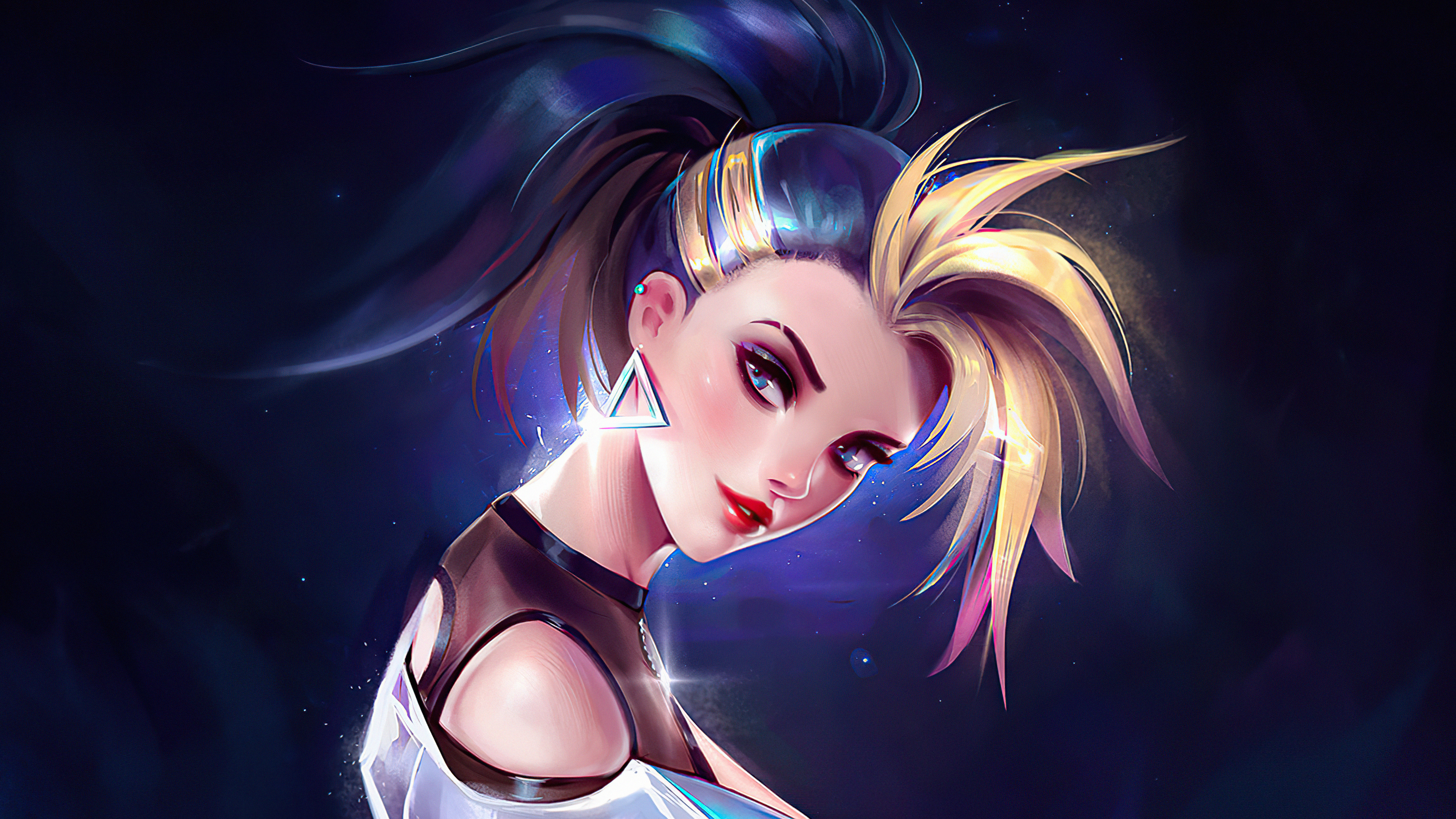 Akali from K/DA 4K HD Wallpaper