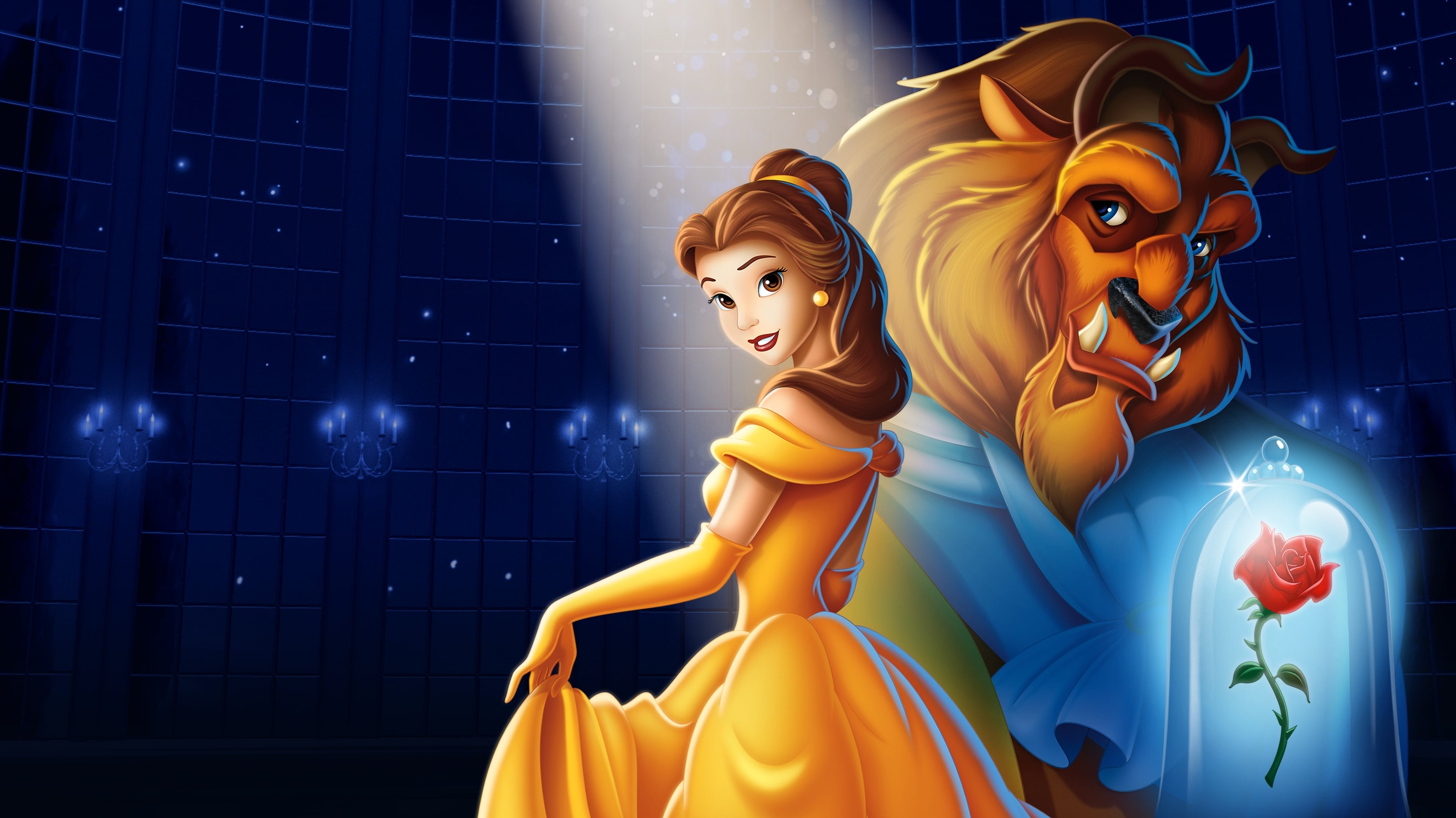 Belle And Beast From Beauty And The Beast 4K Hd Wallpaper Rare Gallery