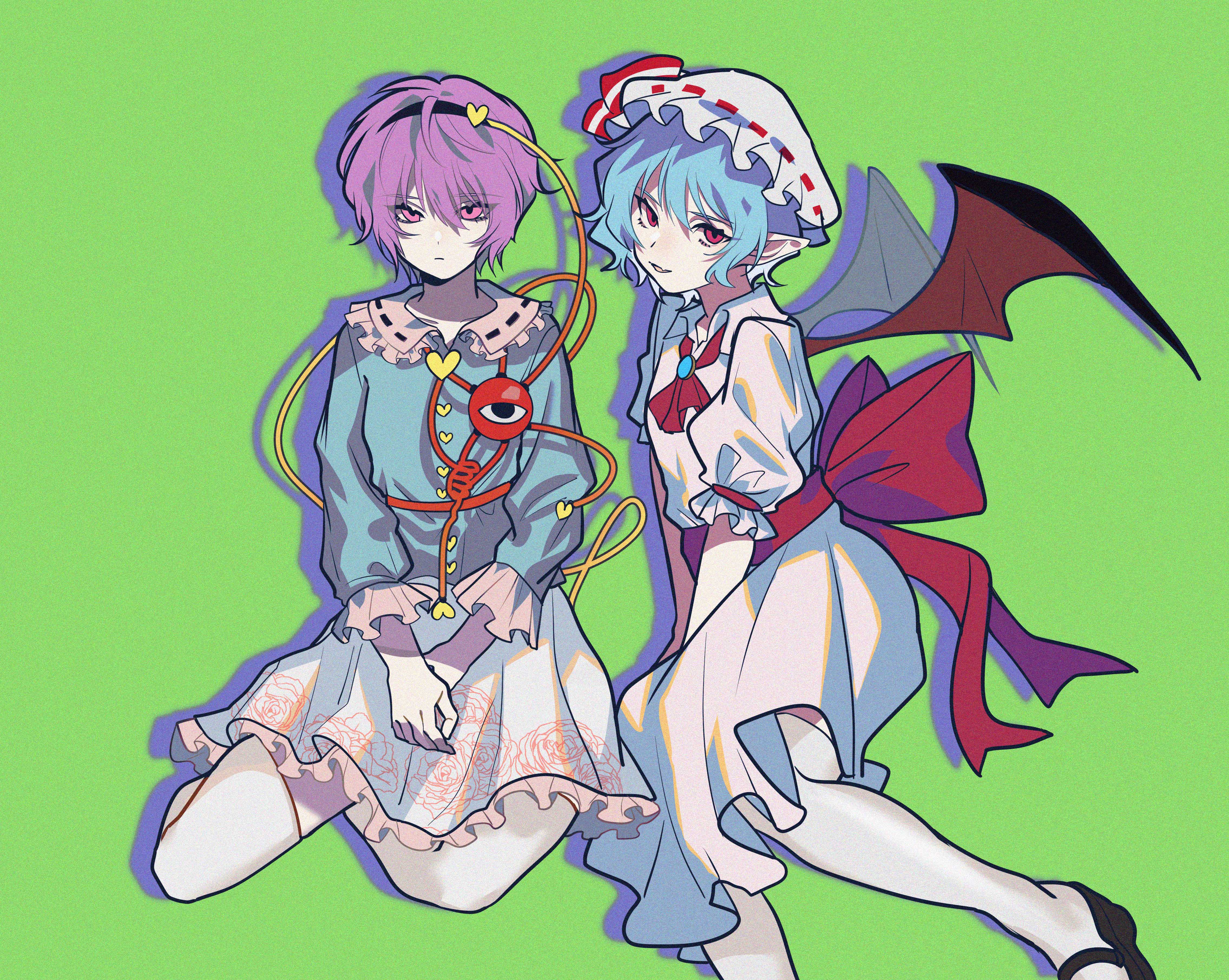 Remilia Scarlet and Satori Komeiji from Touhou HD Wallpaper