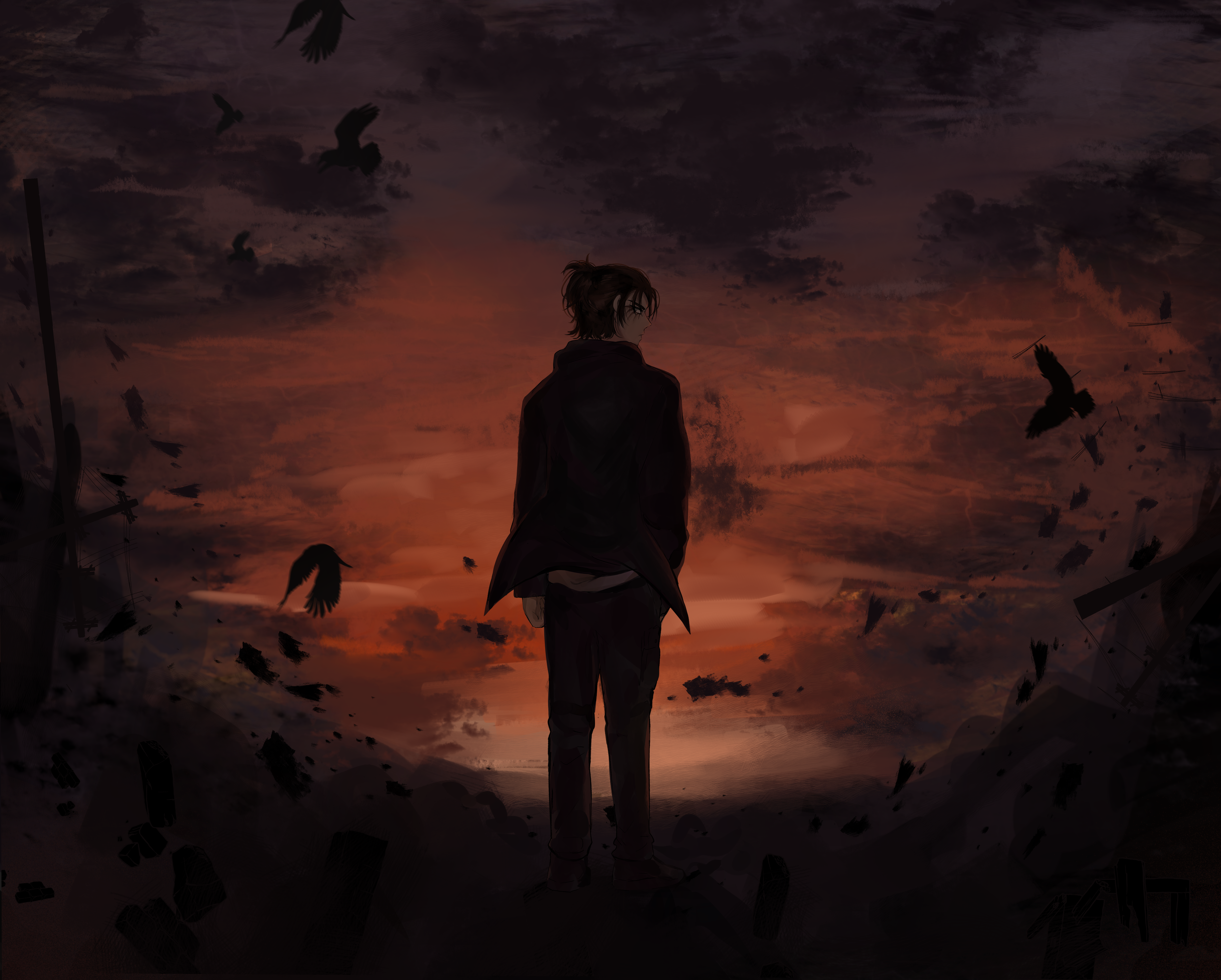 Eren Yeager from Attack on Titan 4K HD Wallpaper