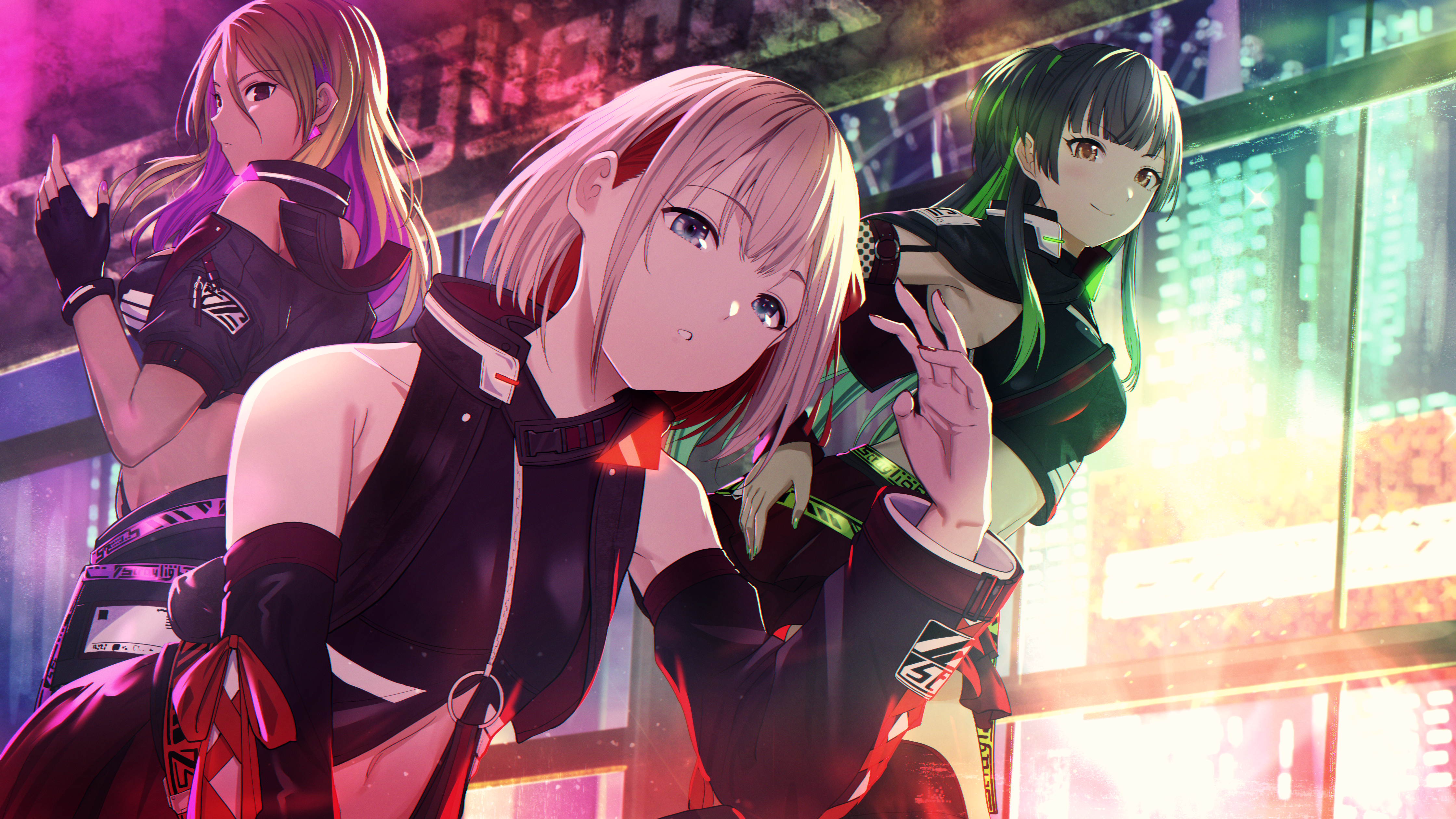The IDOLM@STER: Shiny Colors Fuyuko Mayuzumi Asahi Serizawa HD Wallpaper