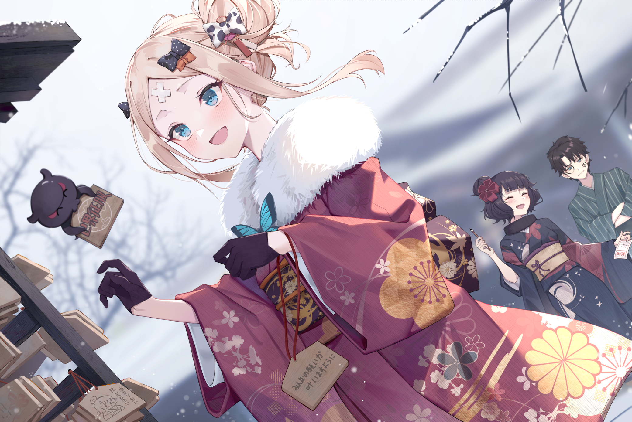 Abigail Williams in Winter Kimono HD Wallpaper