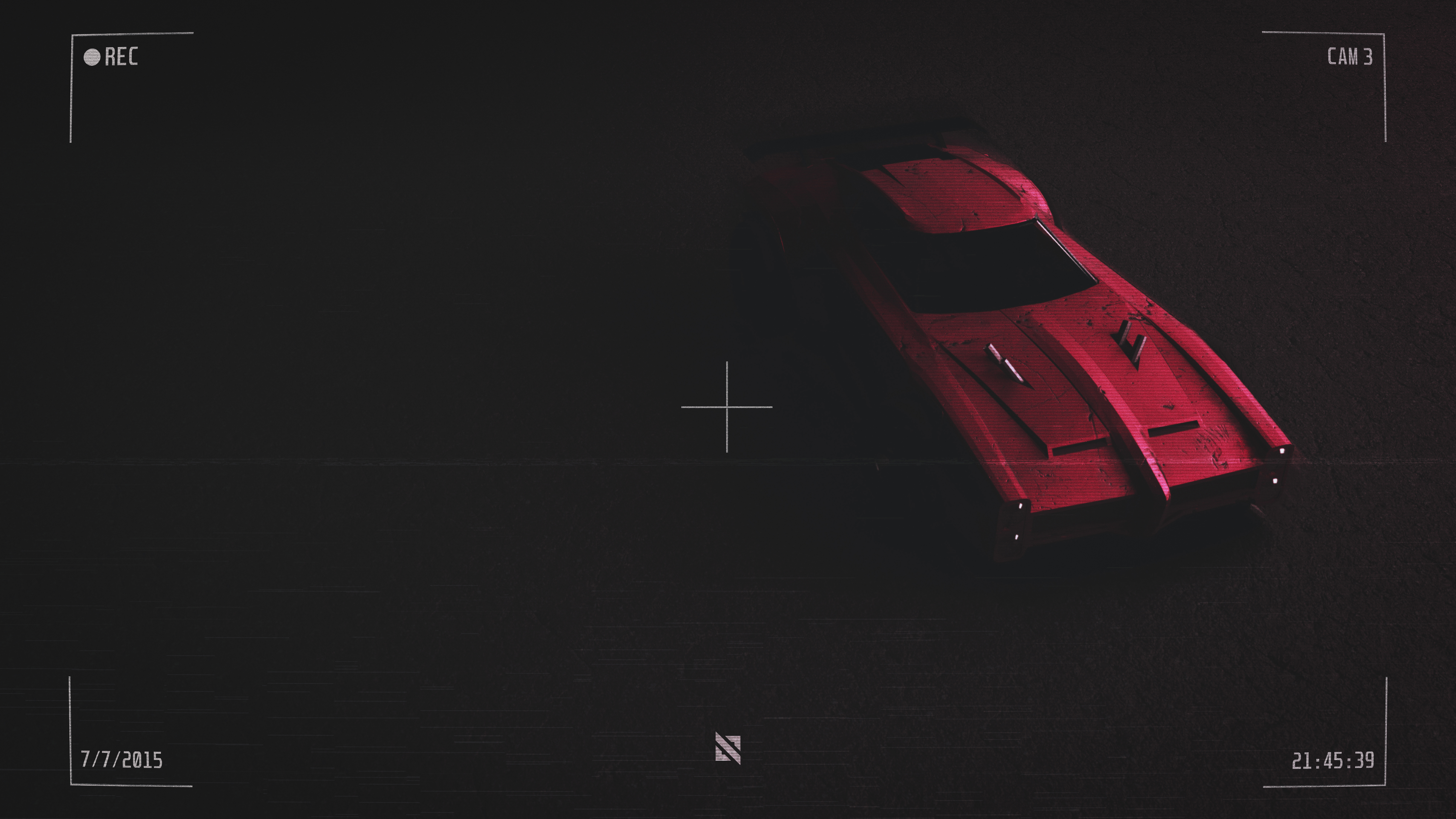 Red Dominus car at night HD Wallpaper