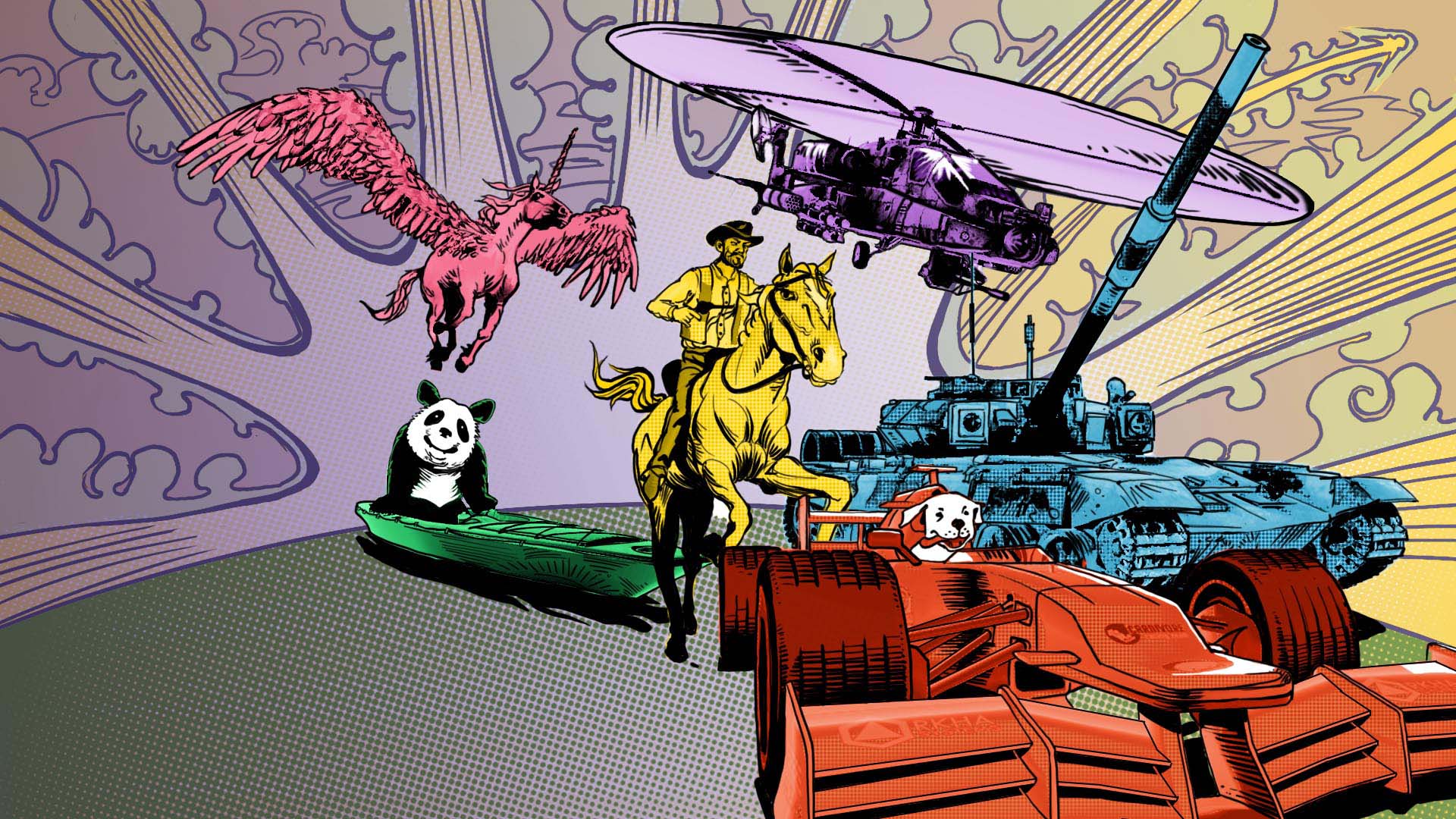 VirZOOM Arcade HD Wallpaper