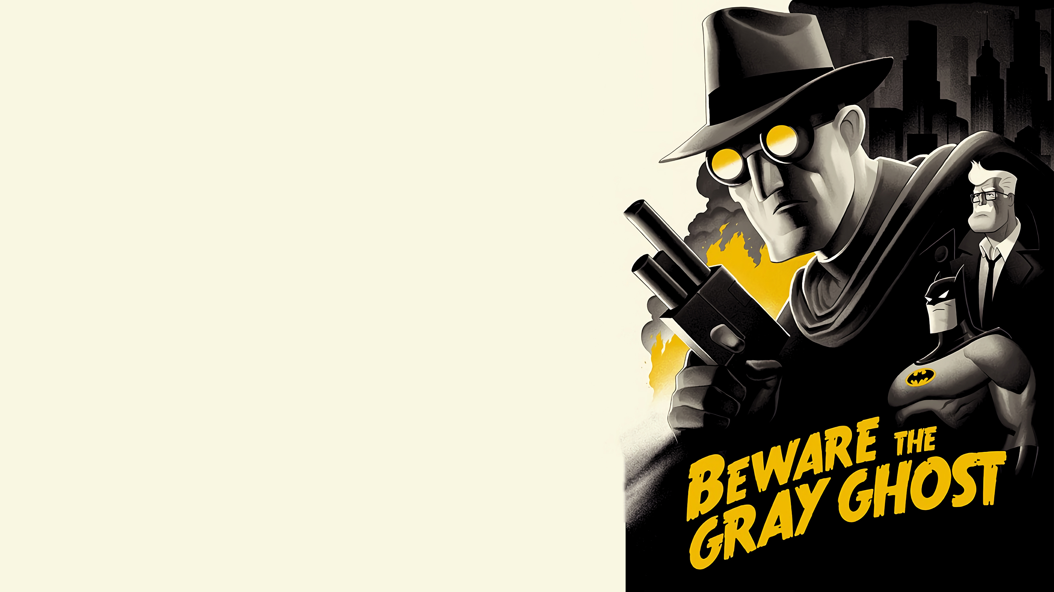Beware the Gray Ghost from Batman The Animated Series HD Wallpaper