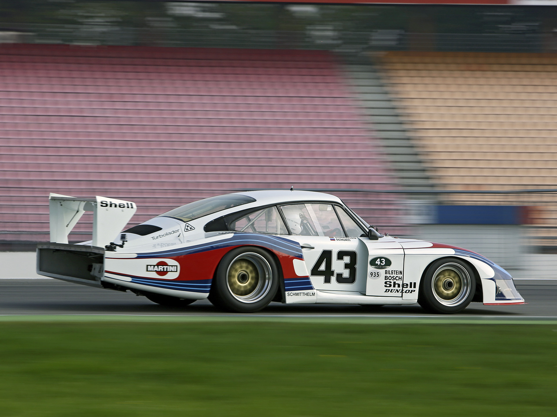 Porsche 935/78 Moby Dick race car with number 43 HD Wallpaper