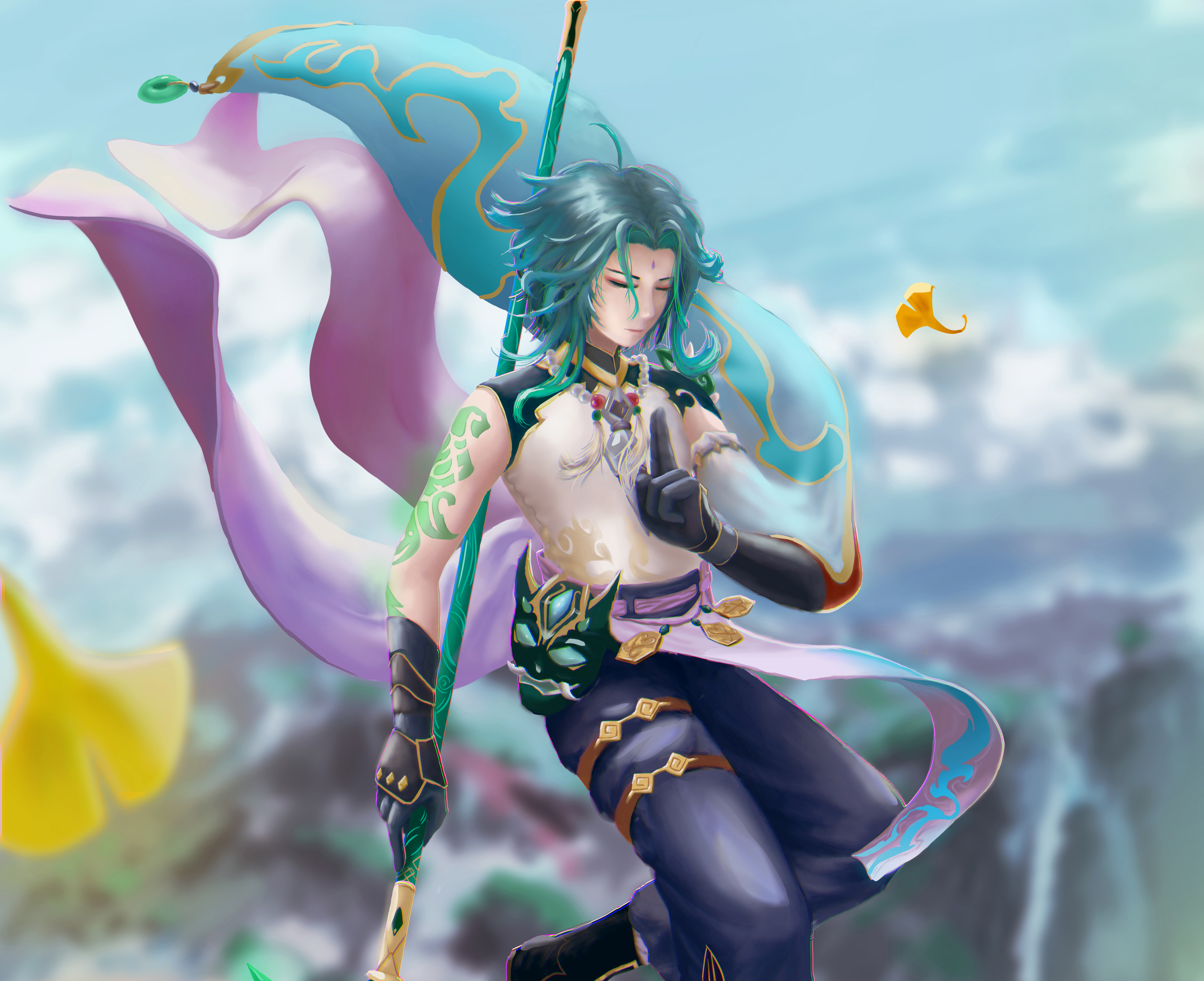 Xiao from Genshin Impact 4K HD Wallpaper
