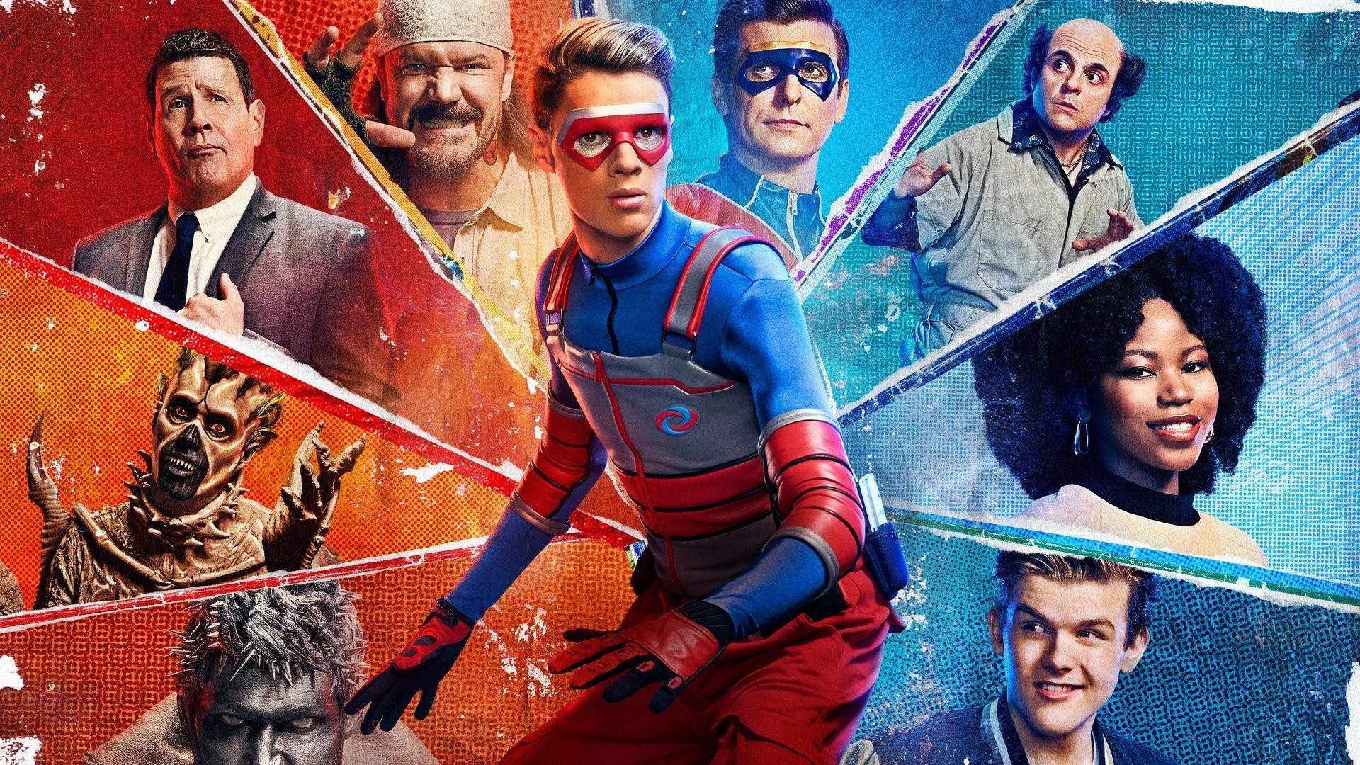 Henry Danger characters montage HD Wallpaper