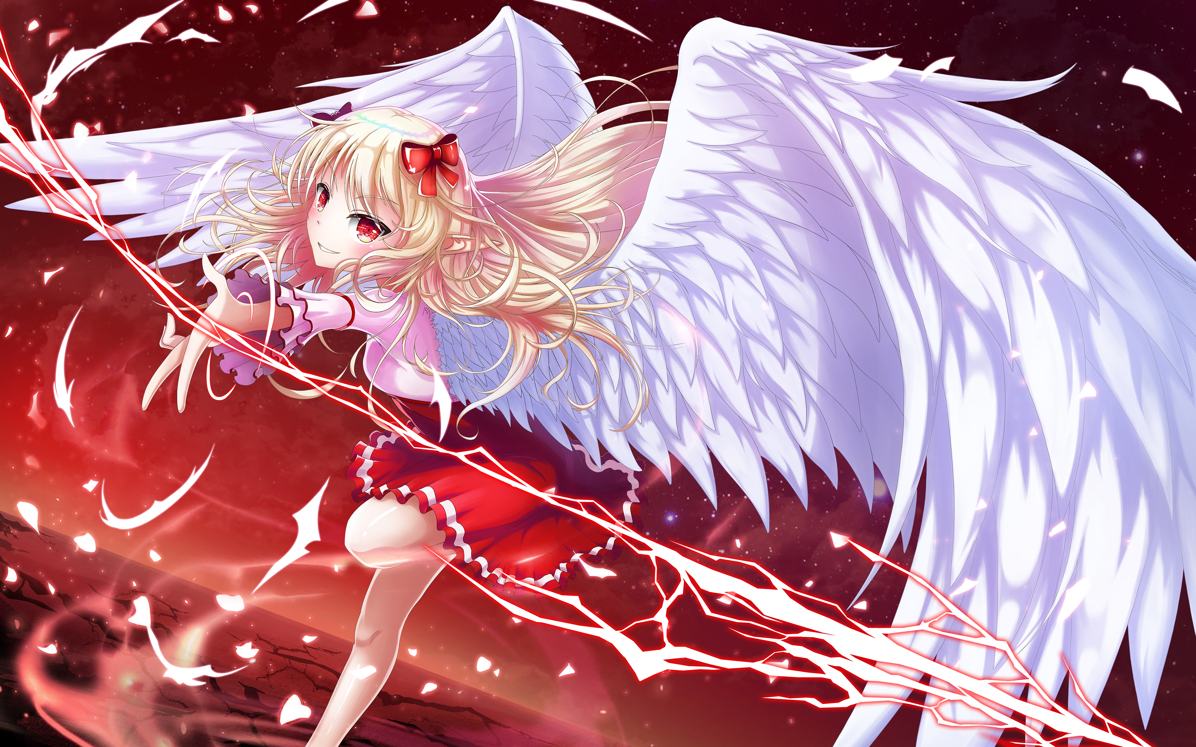 Flandre Scarlet from Touhou 4K HD Wallpaper