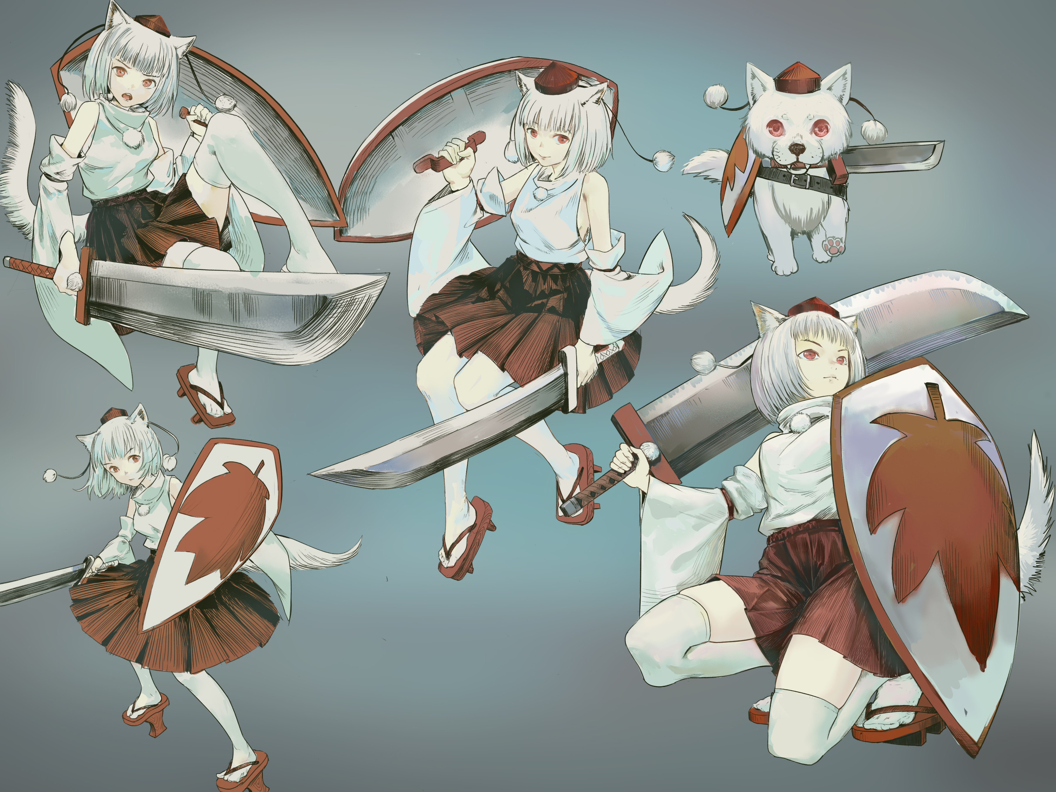 Momiji Inubashiri from Touhou HD Wallpaper