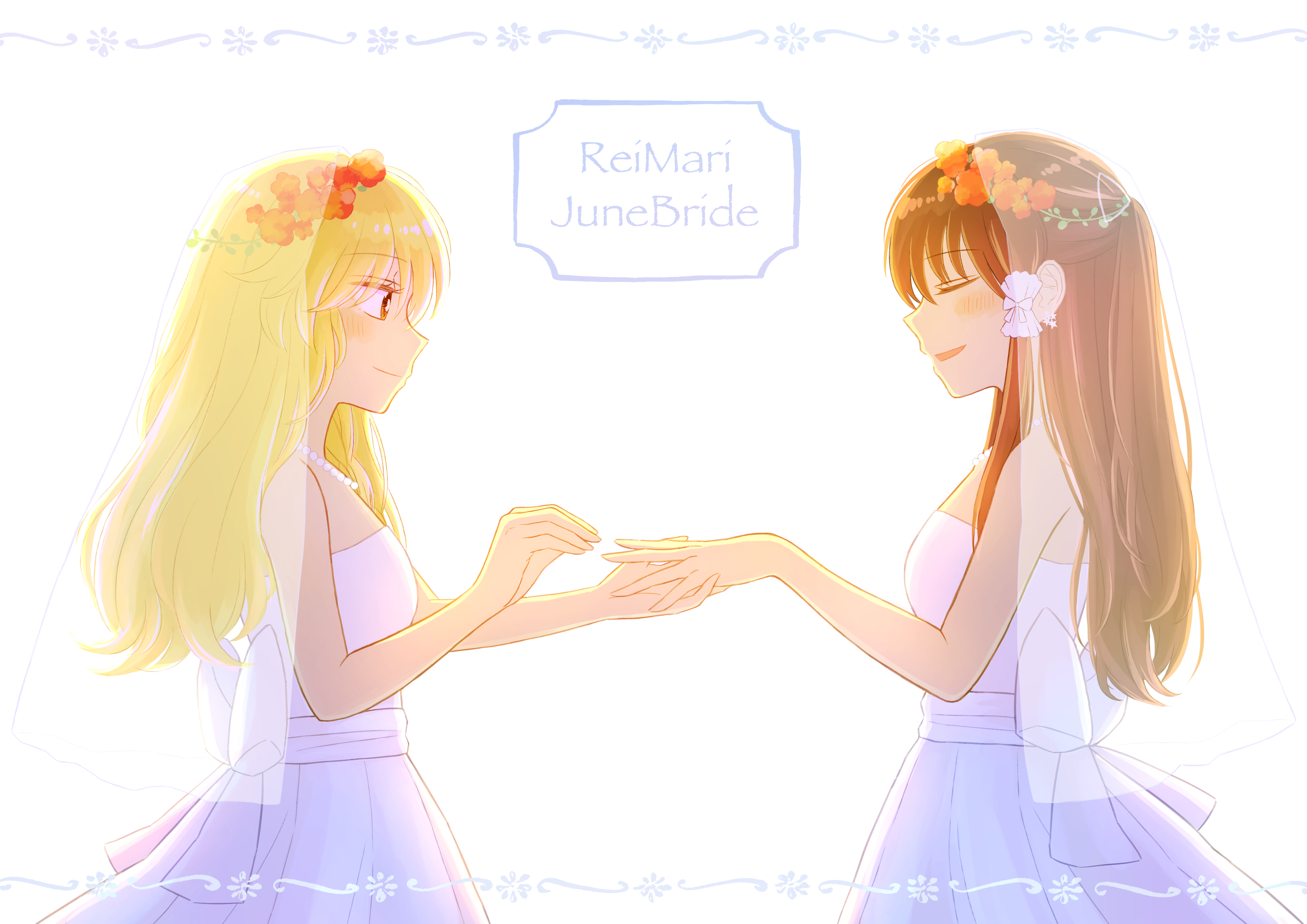 Reimu Hakurei and Marisa Kirisame from Touhou HD Wallpaper