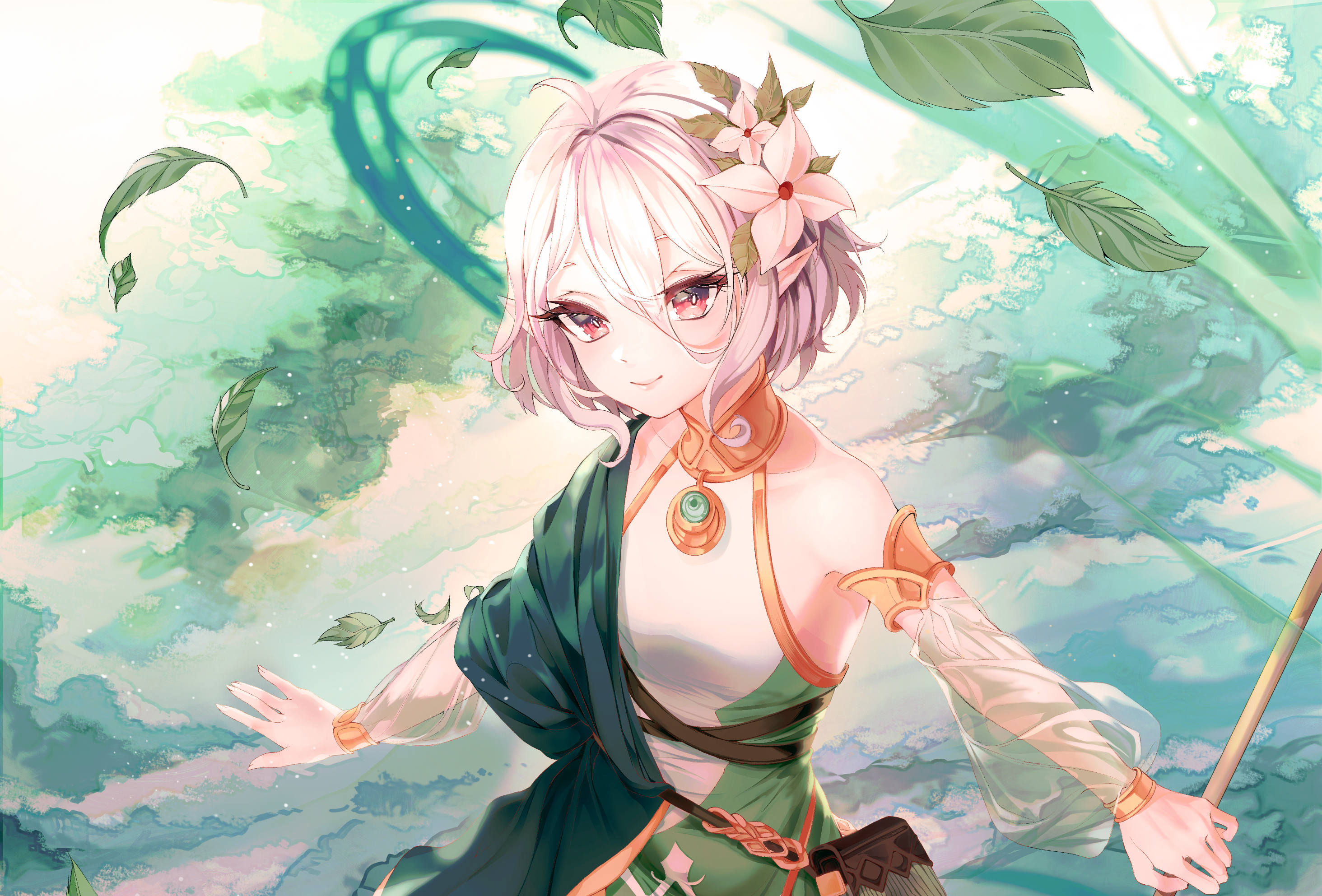 Kokoro Natsume from Princess Connect! Re:Dive HD Wallpaper