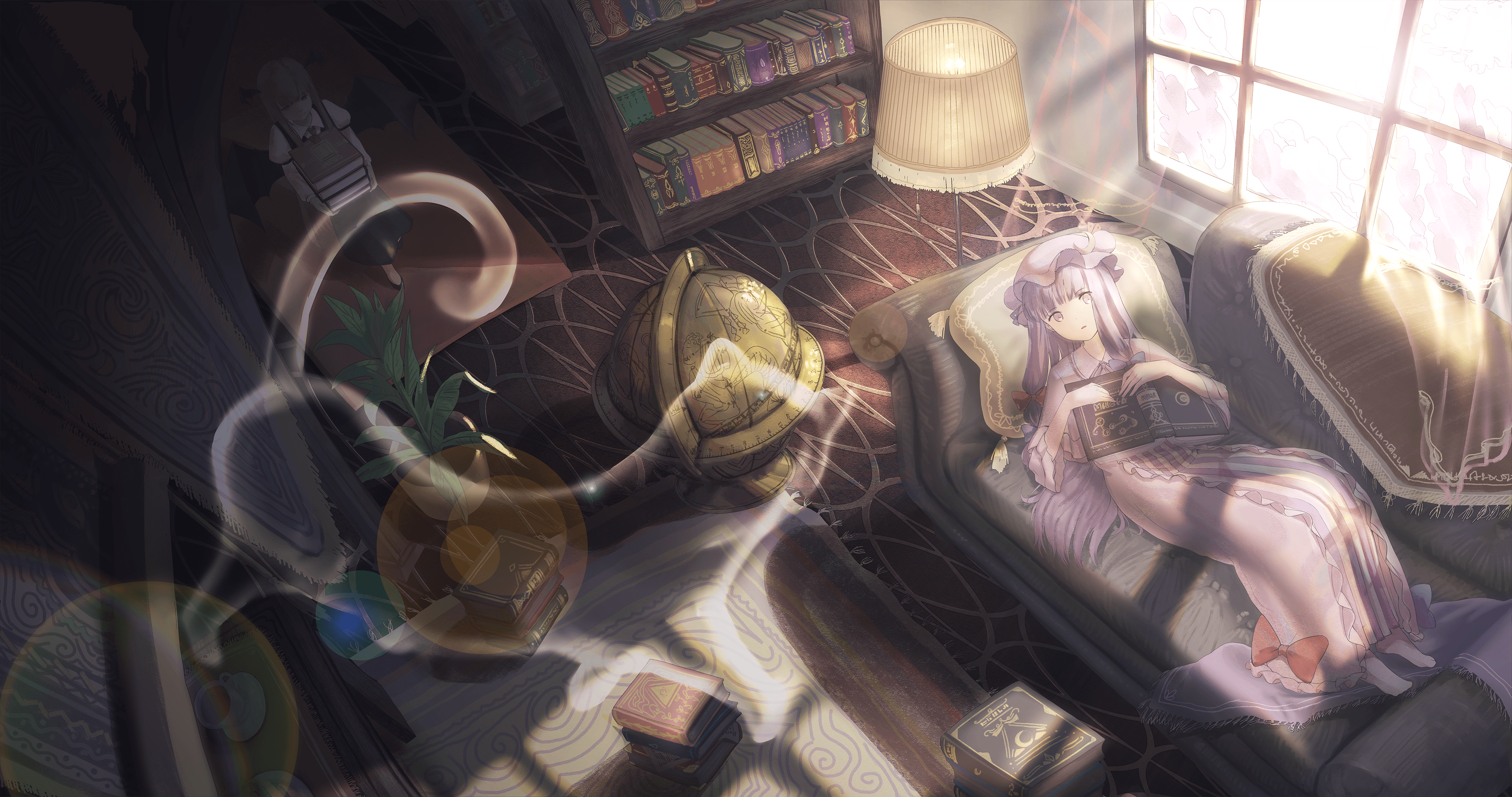 Patchouli Knowledge from Touhou 4K HD Wallpaper