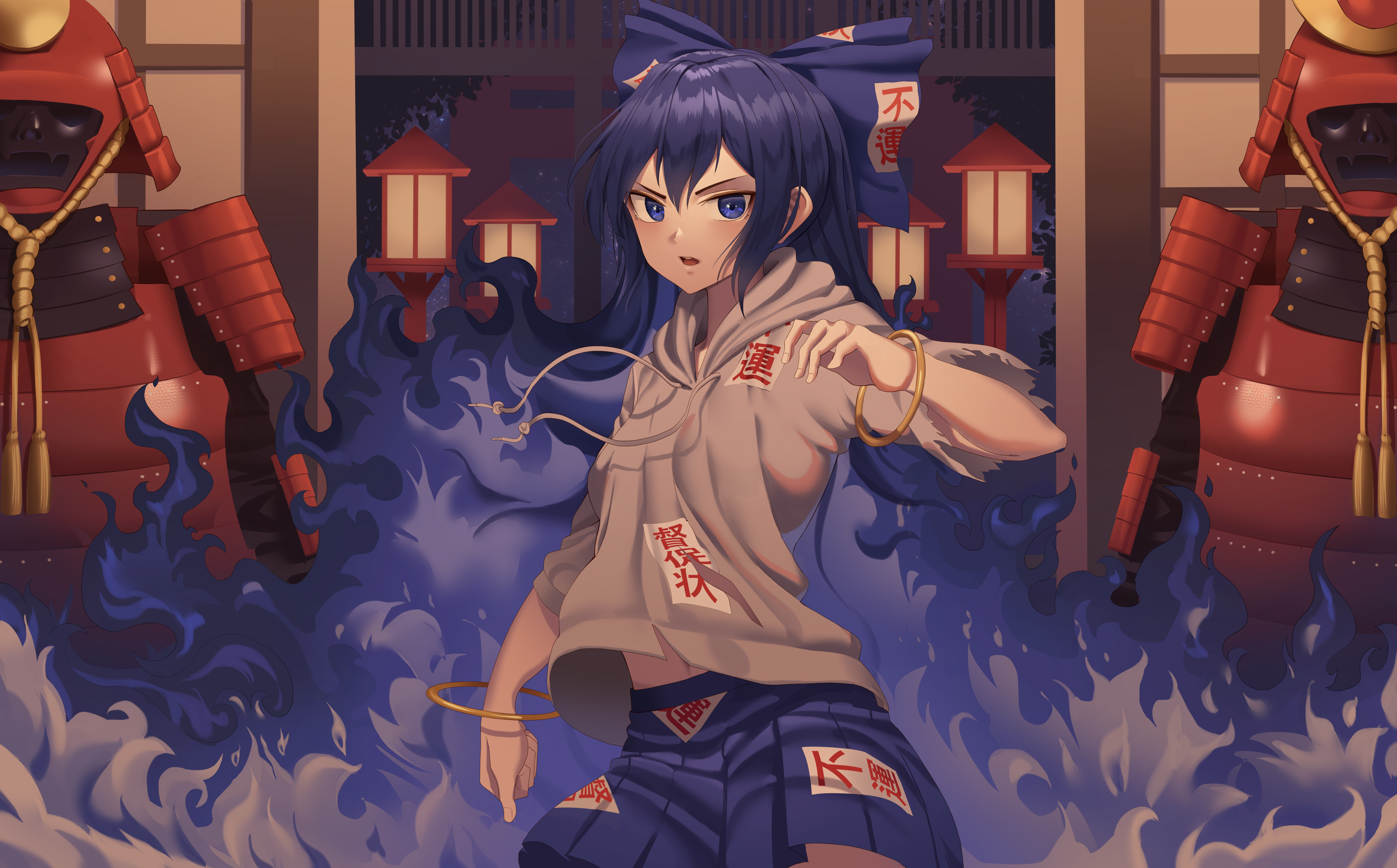 Shion Yorigami from Touhou Project 4K HD Wallpaper