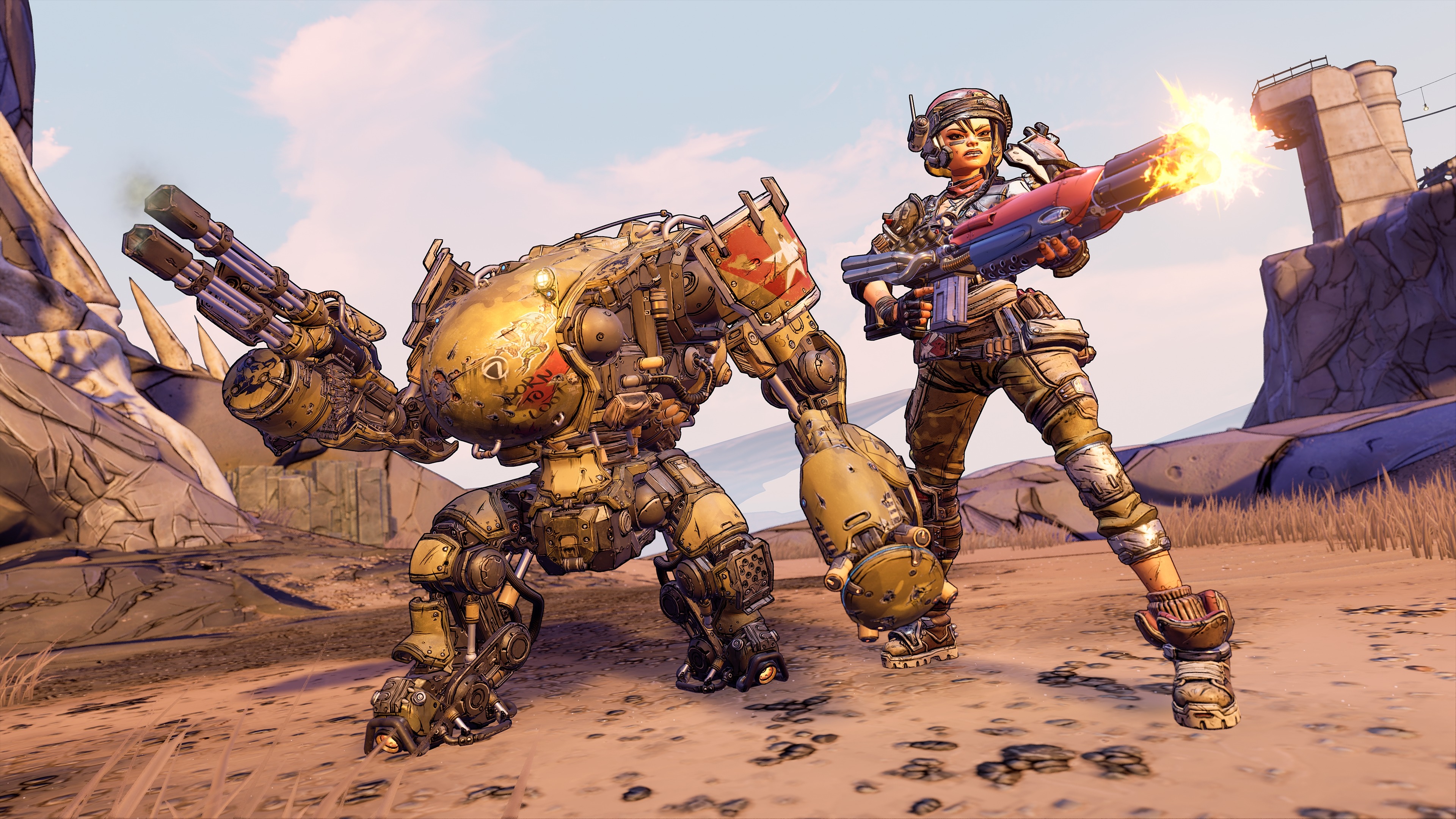 FL4K and Moze from Borderlands 3 4K HD Wallpaper
