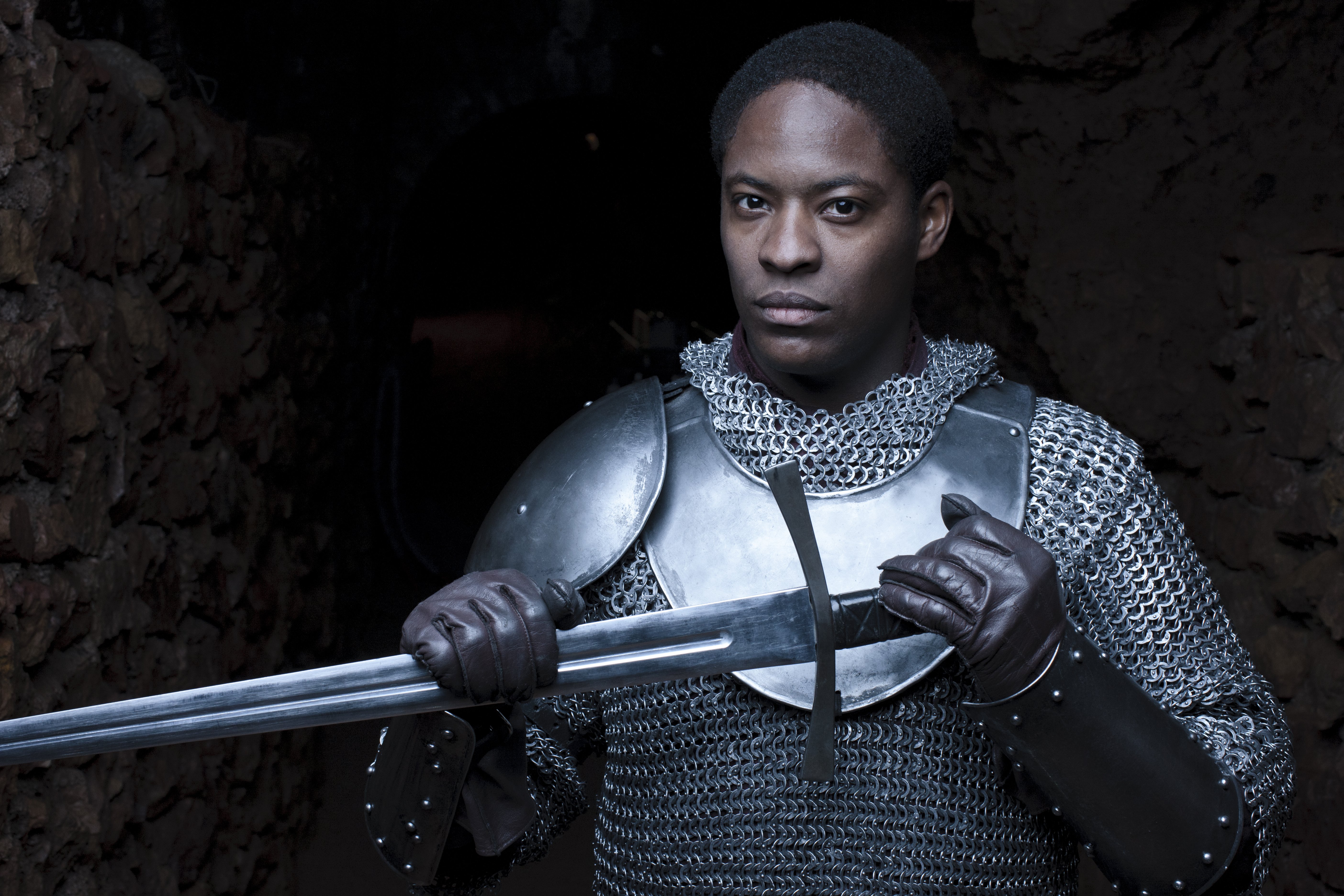 Sir Elyan from Merlin holding a sword HD Wallpaper