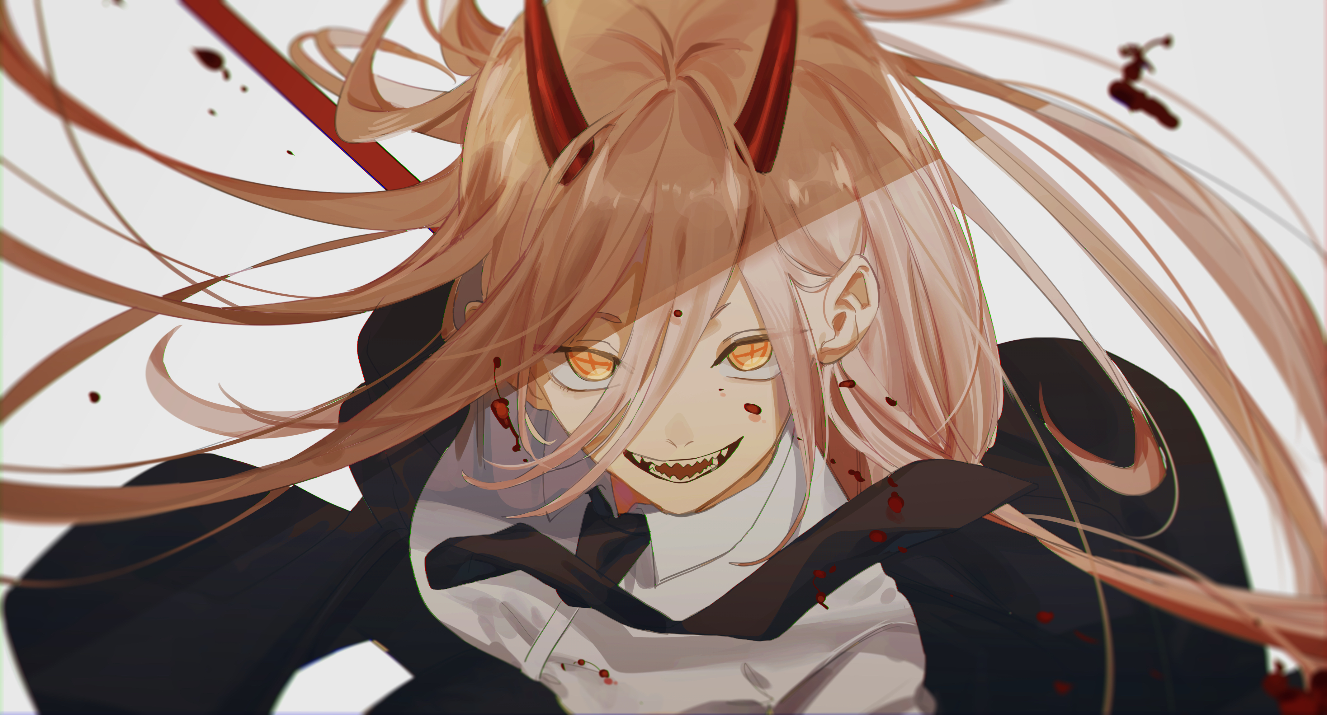 Power from Chainsaw Man 4K HD Wallpaper