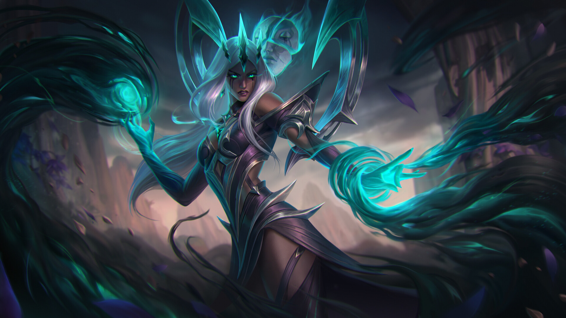 Ruined Karma from League of Legends HD Wallpaper