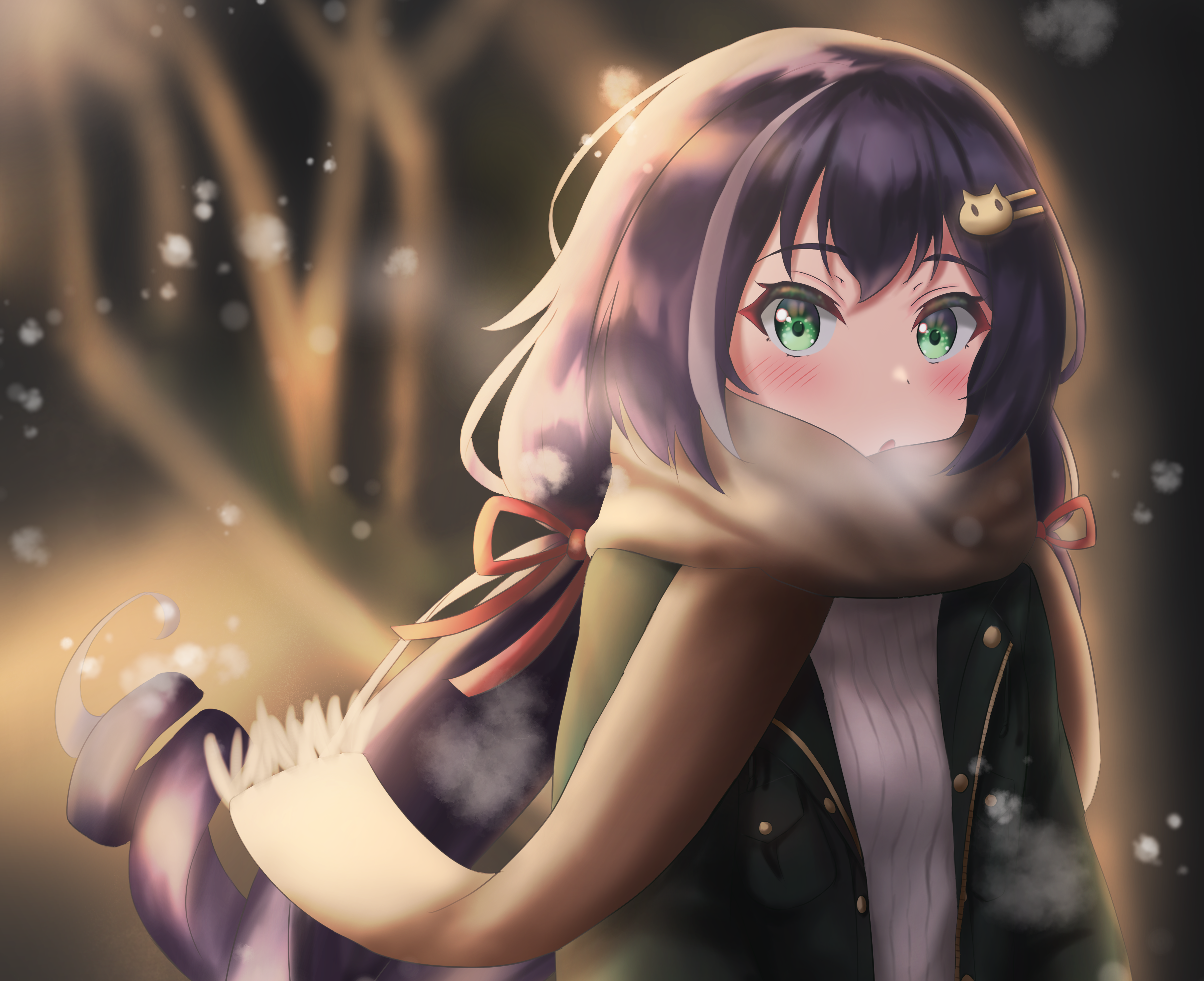 Karyl Momochi from Princess Connect! Re:Dive in winter HD Wallpaper