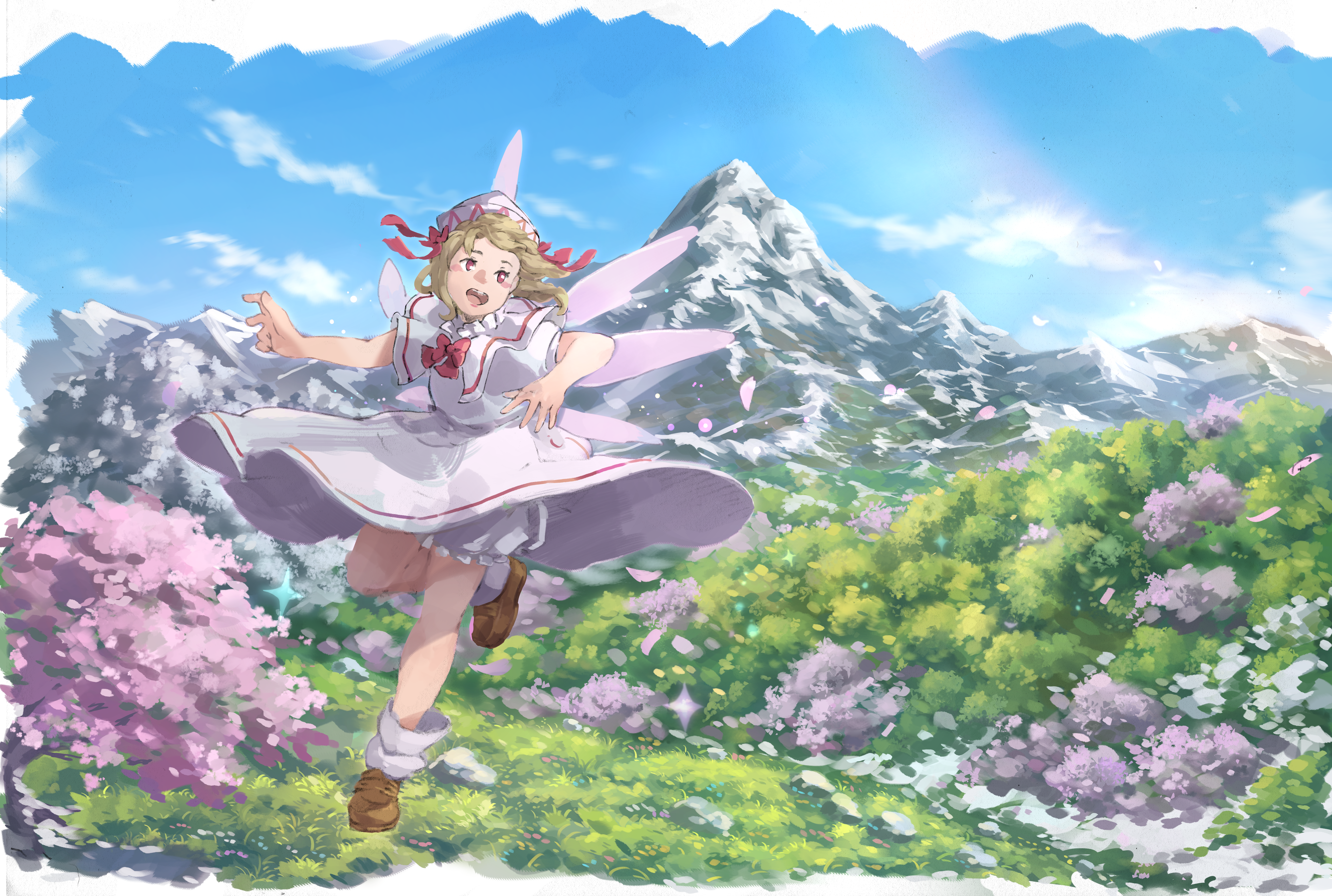 Lily White from Touhou 4K HD Wallpaper