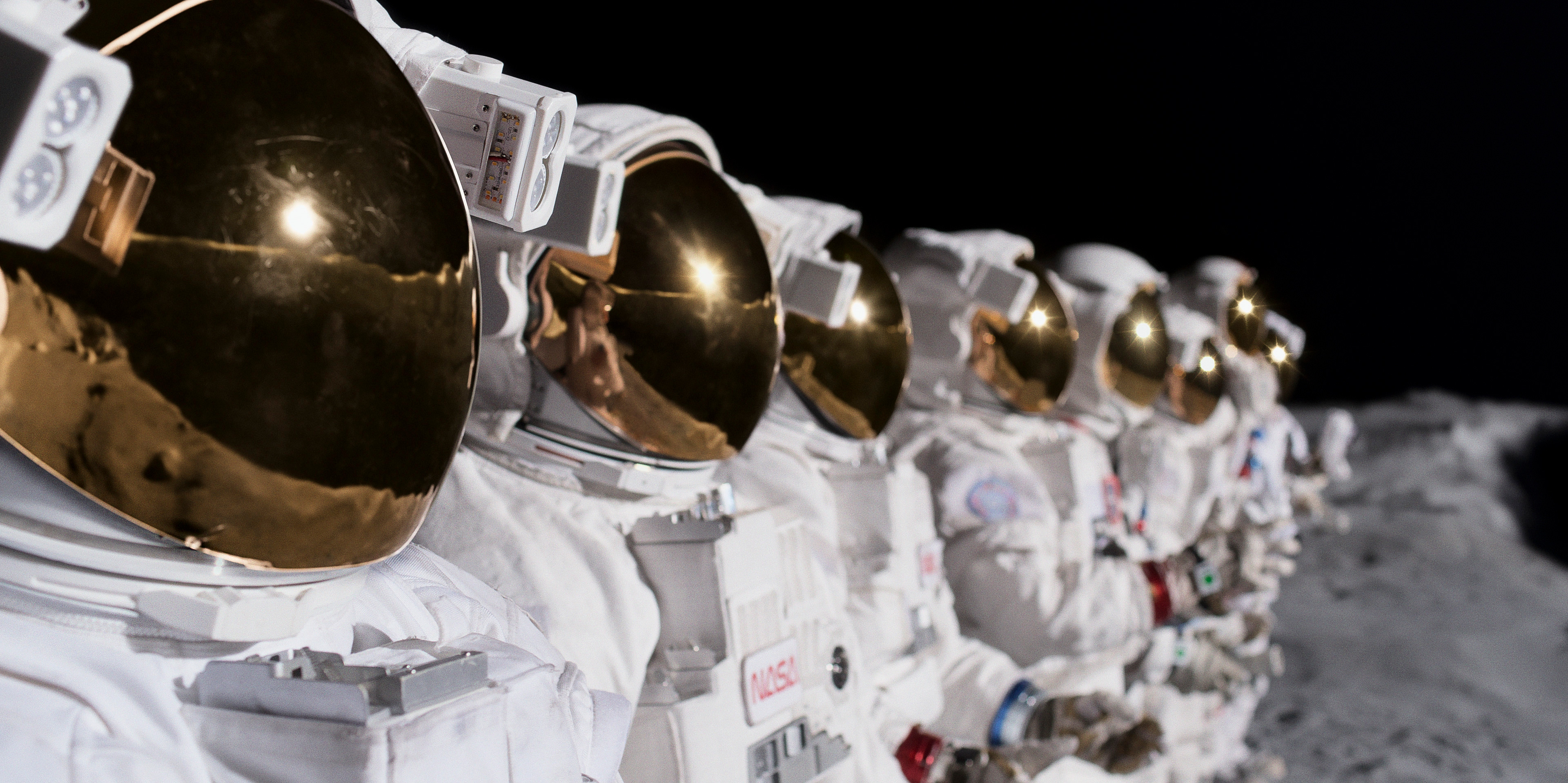 Astronauts on the Moon from For All Mankind HD Wallpaper