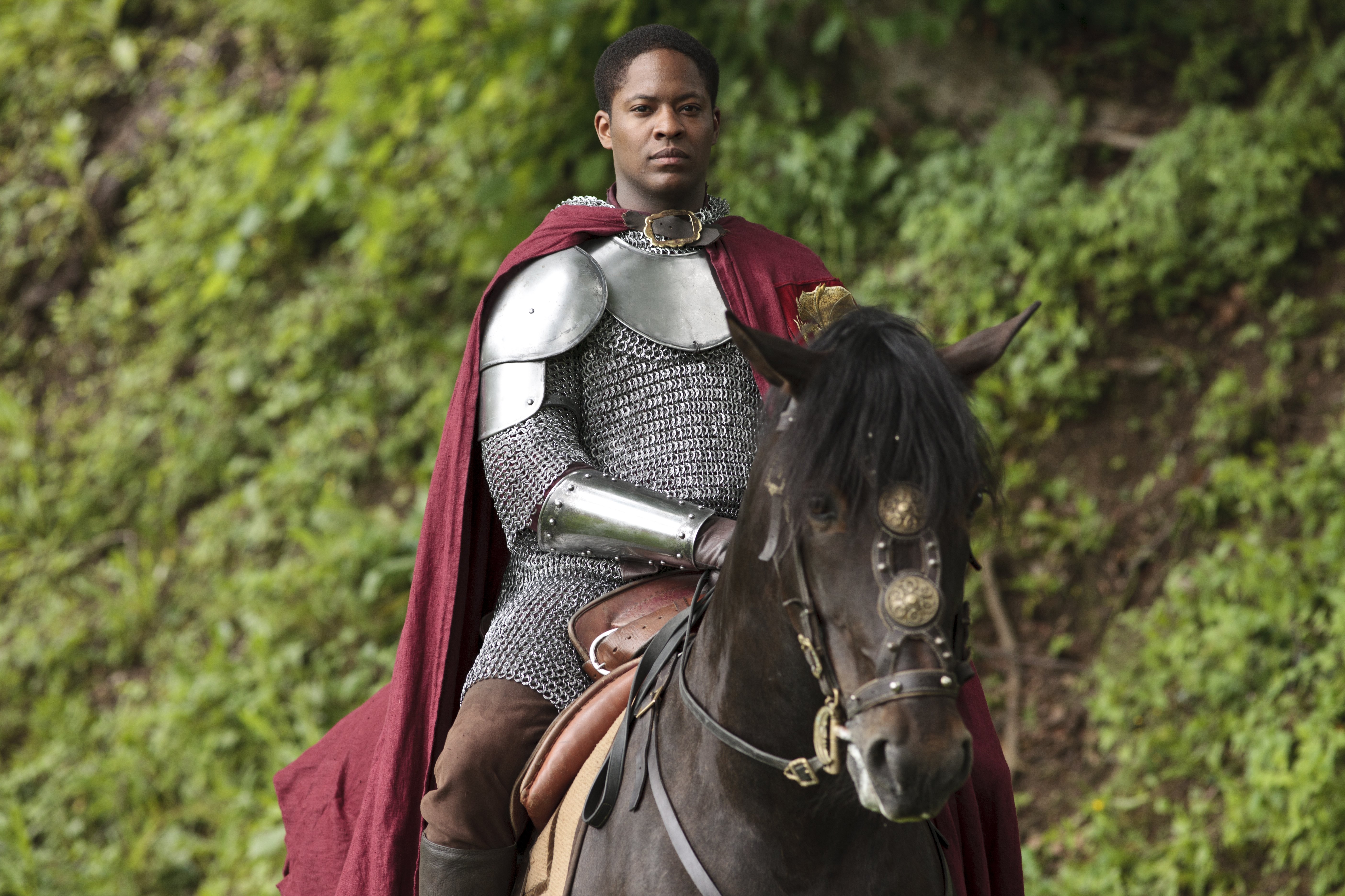 Elyan from Merlin on horseback HD Wallpaper