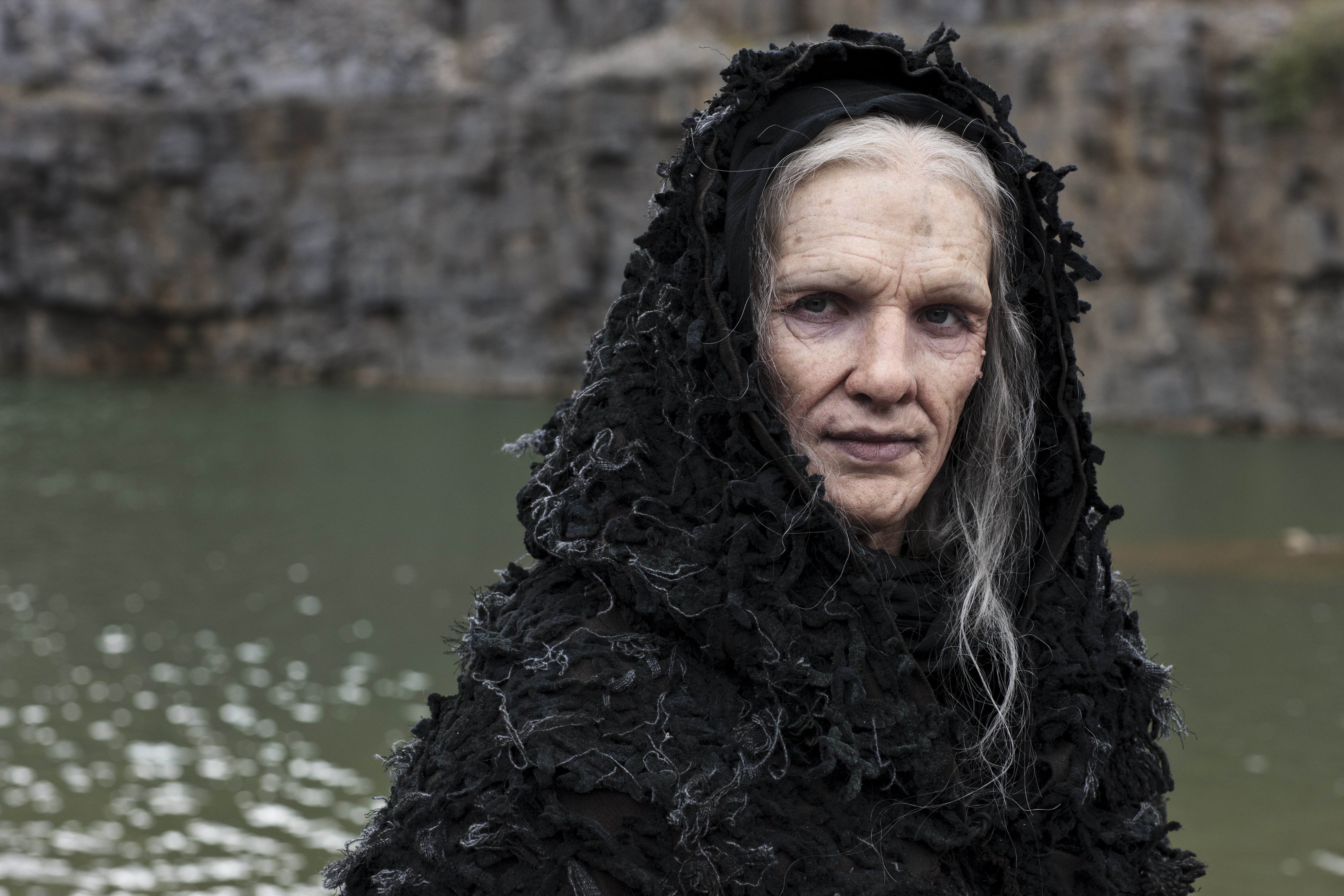 Old Woman in Black Hood from Merlin HD Wallpaper