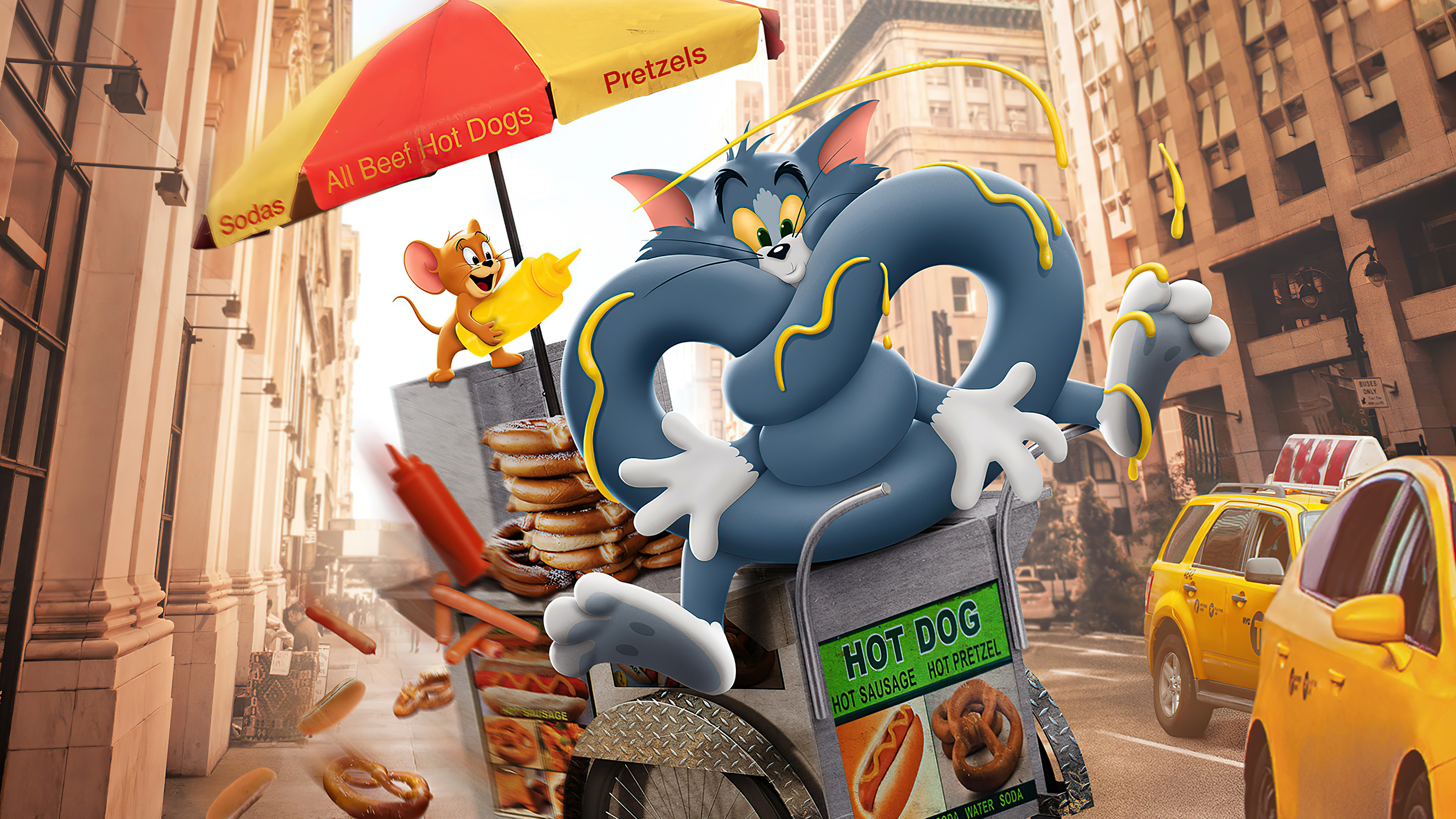 Tom and Jerry 4K HD Wallpaper