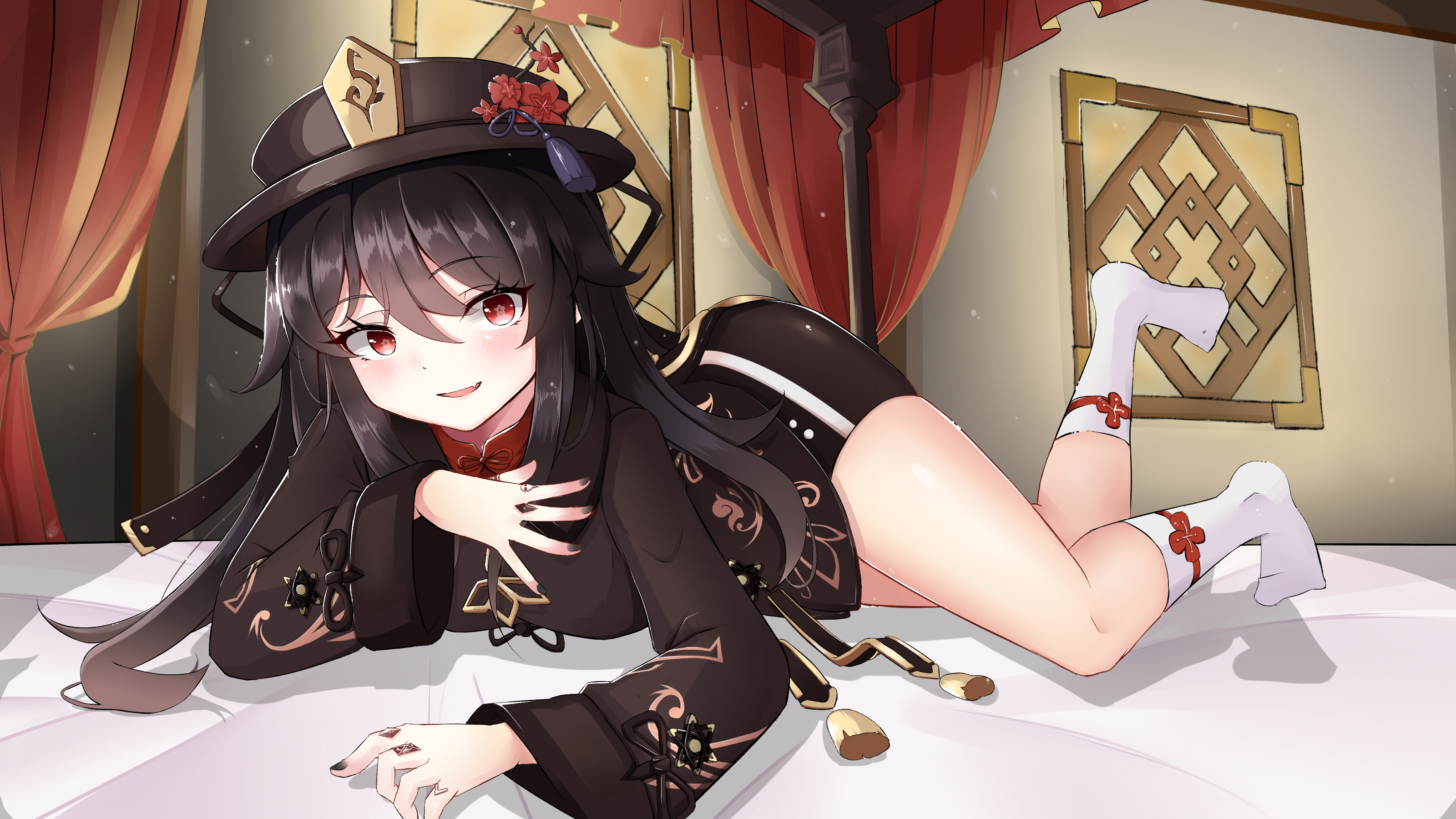 Hu Tao from Genshin Impact HD Wallpaper