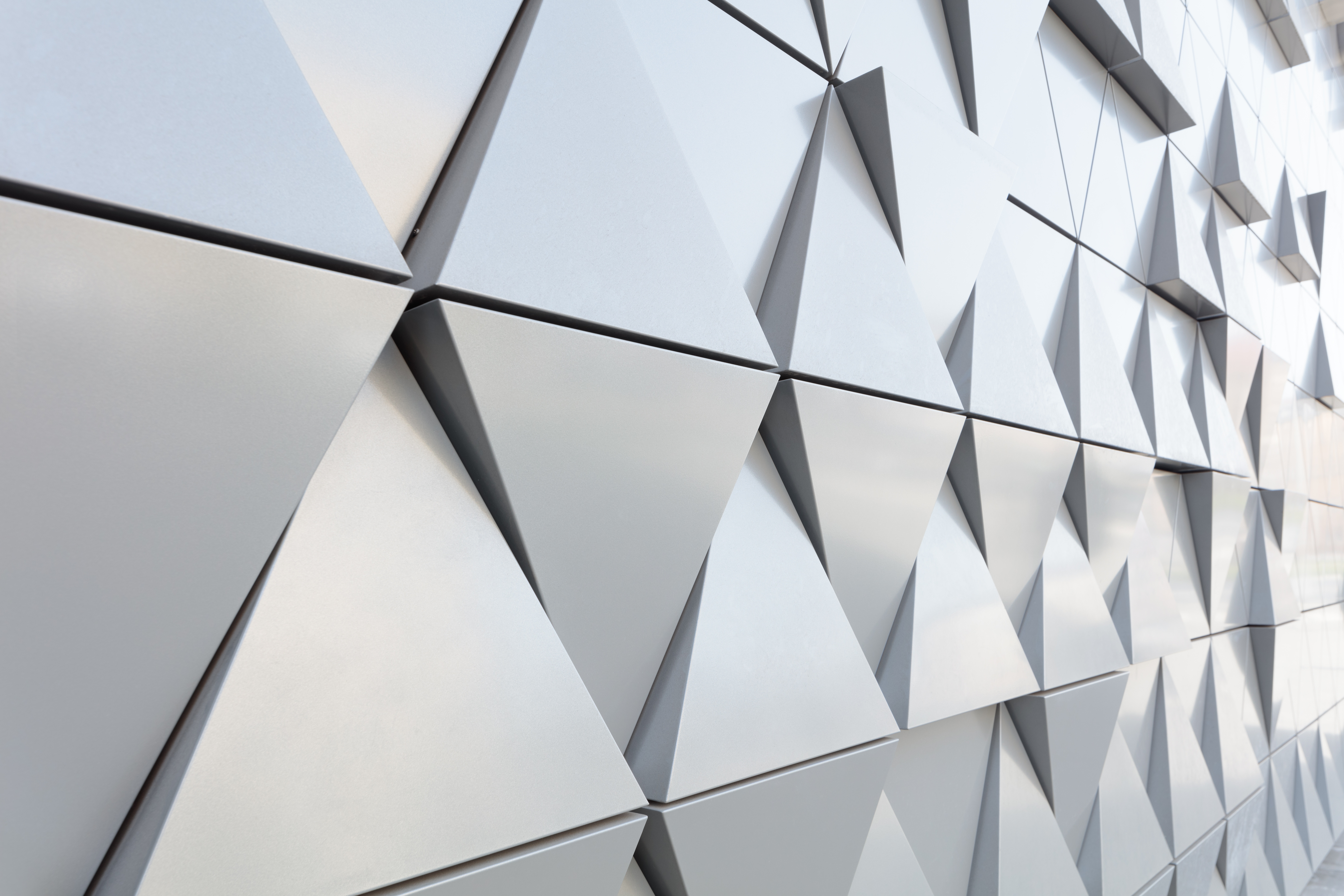 Abstract geometric pattern of triangles HD Wallpaper