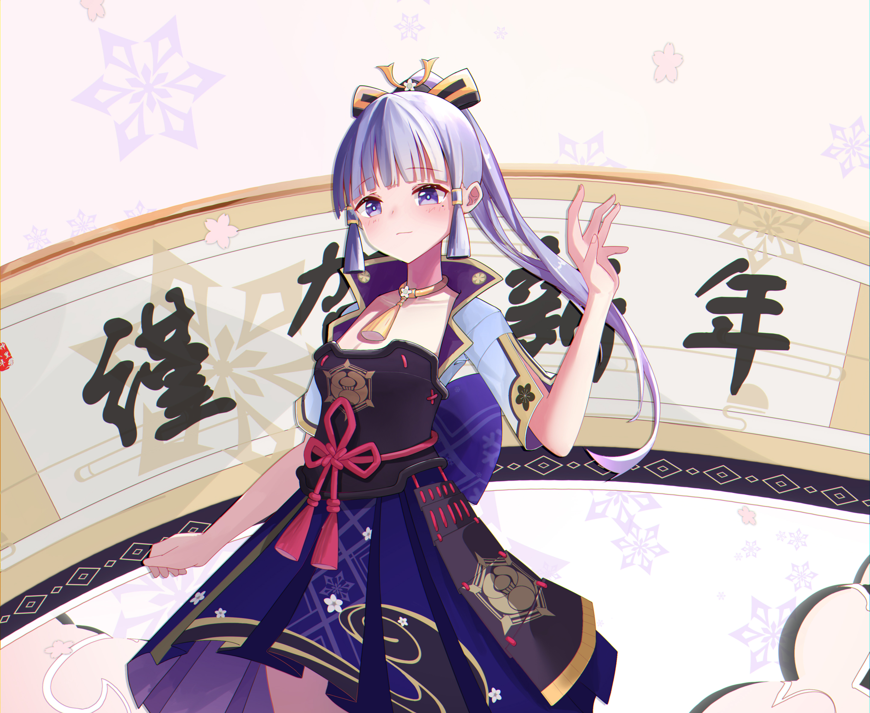 Kamisato Ayaka from Genshin Impact HD Wallpaper