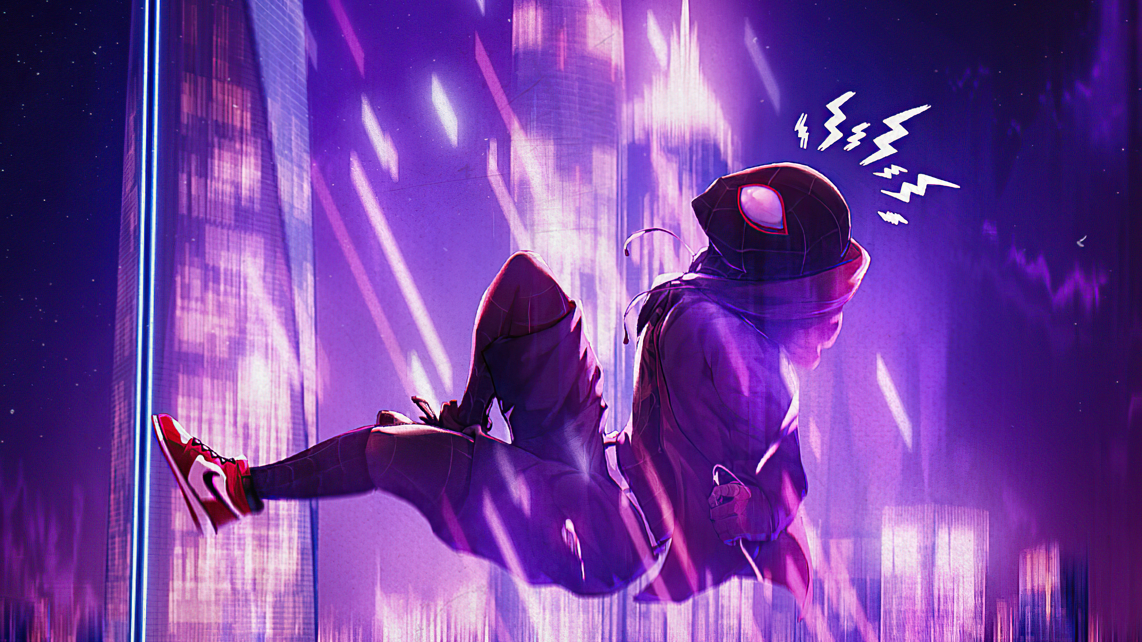 Miles Morales from Marvel Comics 4K HD Wallpaper