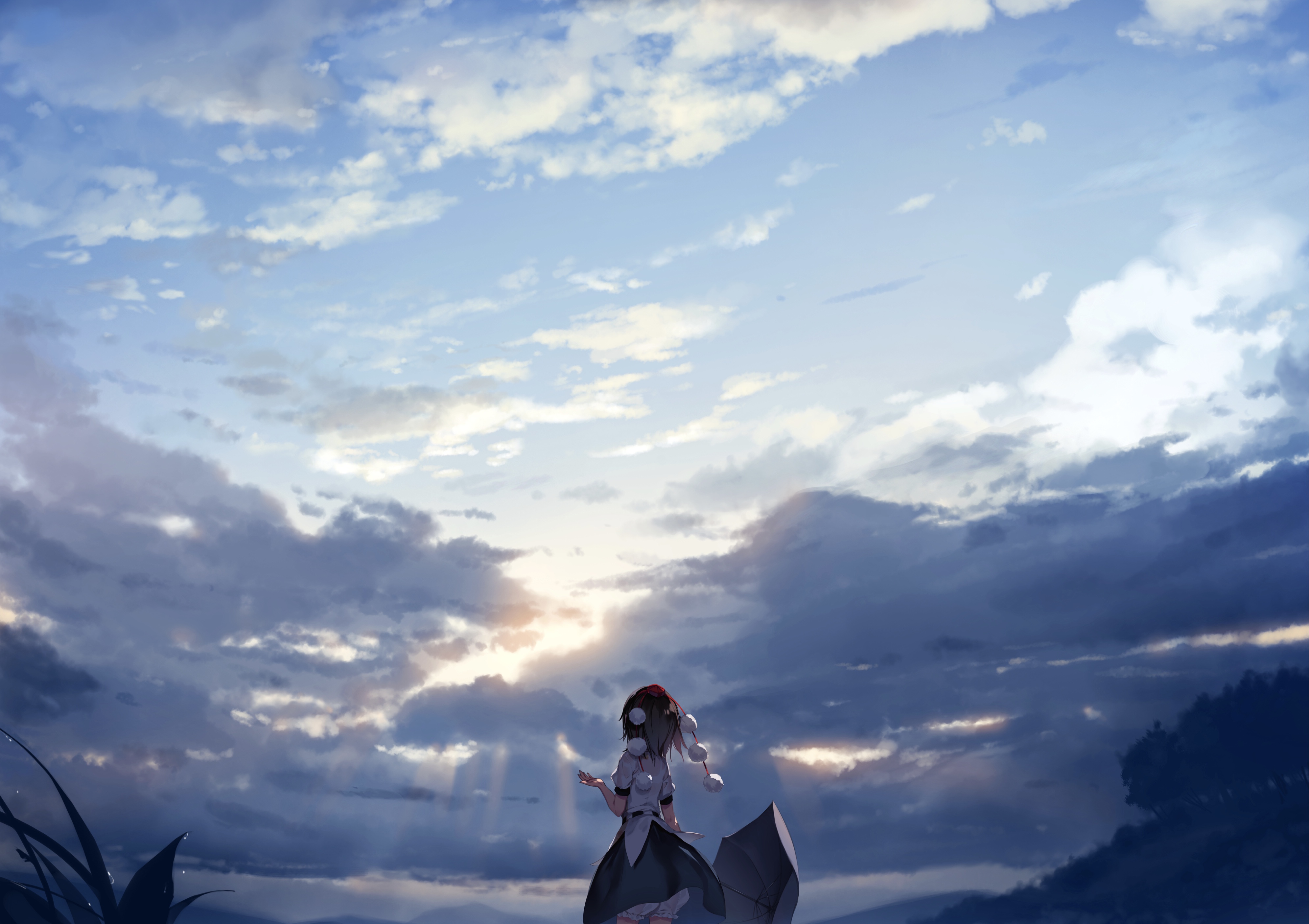Aya Shameimaru from Touhou 4K HD Wallpaper