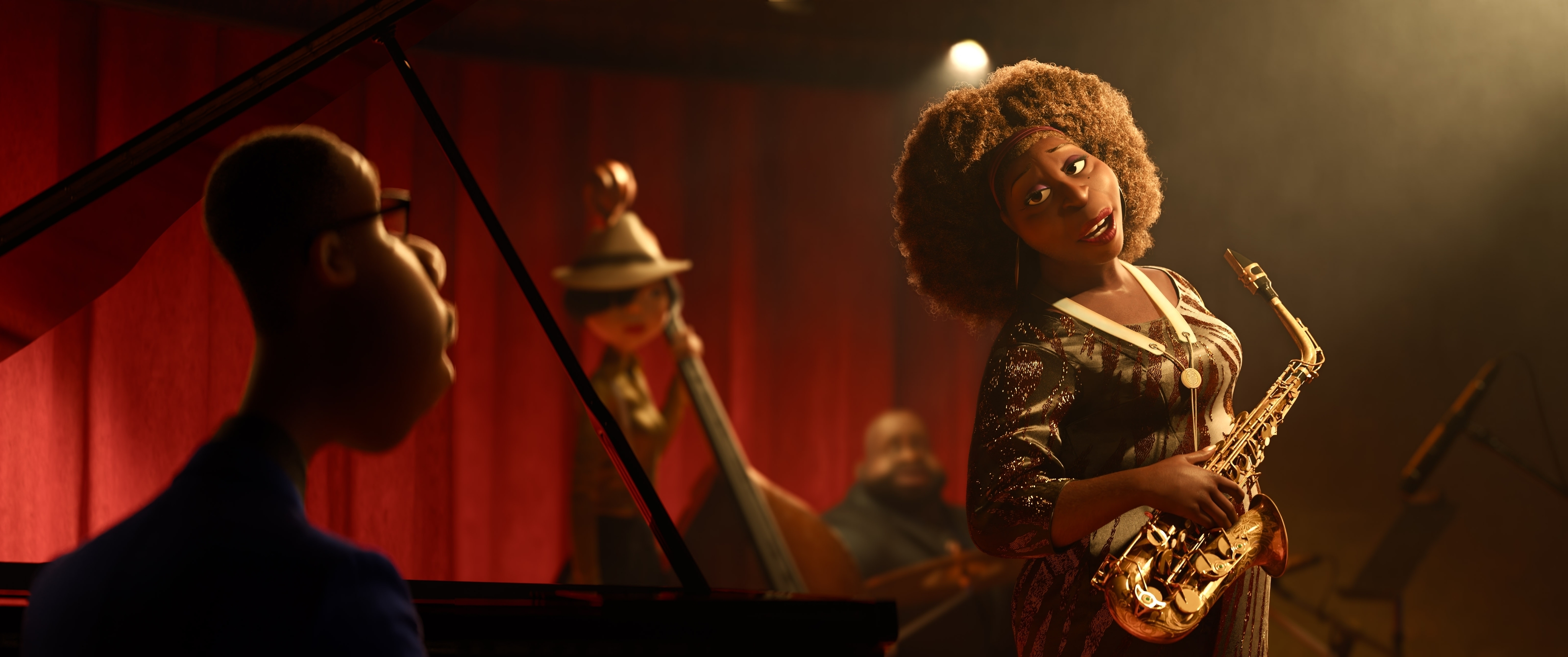 Joe Gardner and Dorothea Williams perform jazz music HD Wallpaper