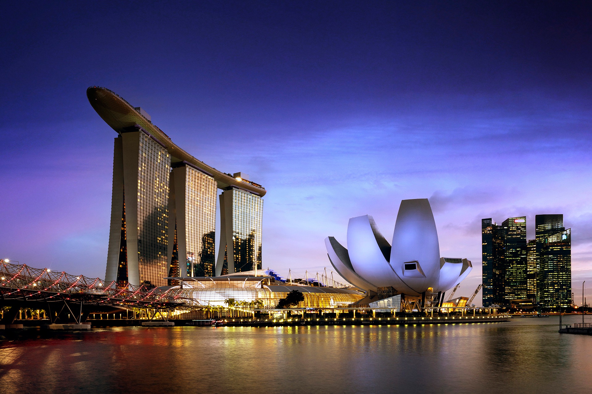 Marina Bay Sands Full Background HD Wallpaper Rare Gallery