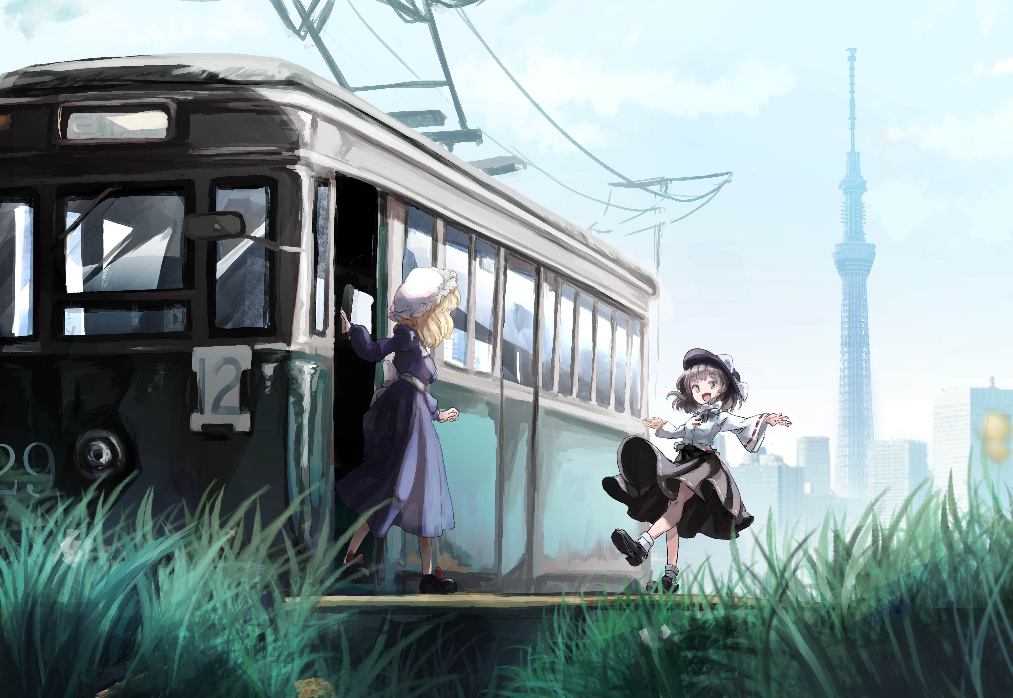Renko Usami and Maribel Hearn 4K Digital Art HD Wallpaper