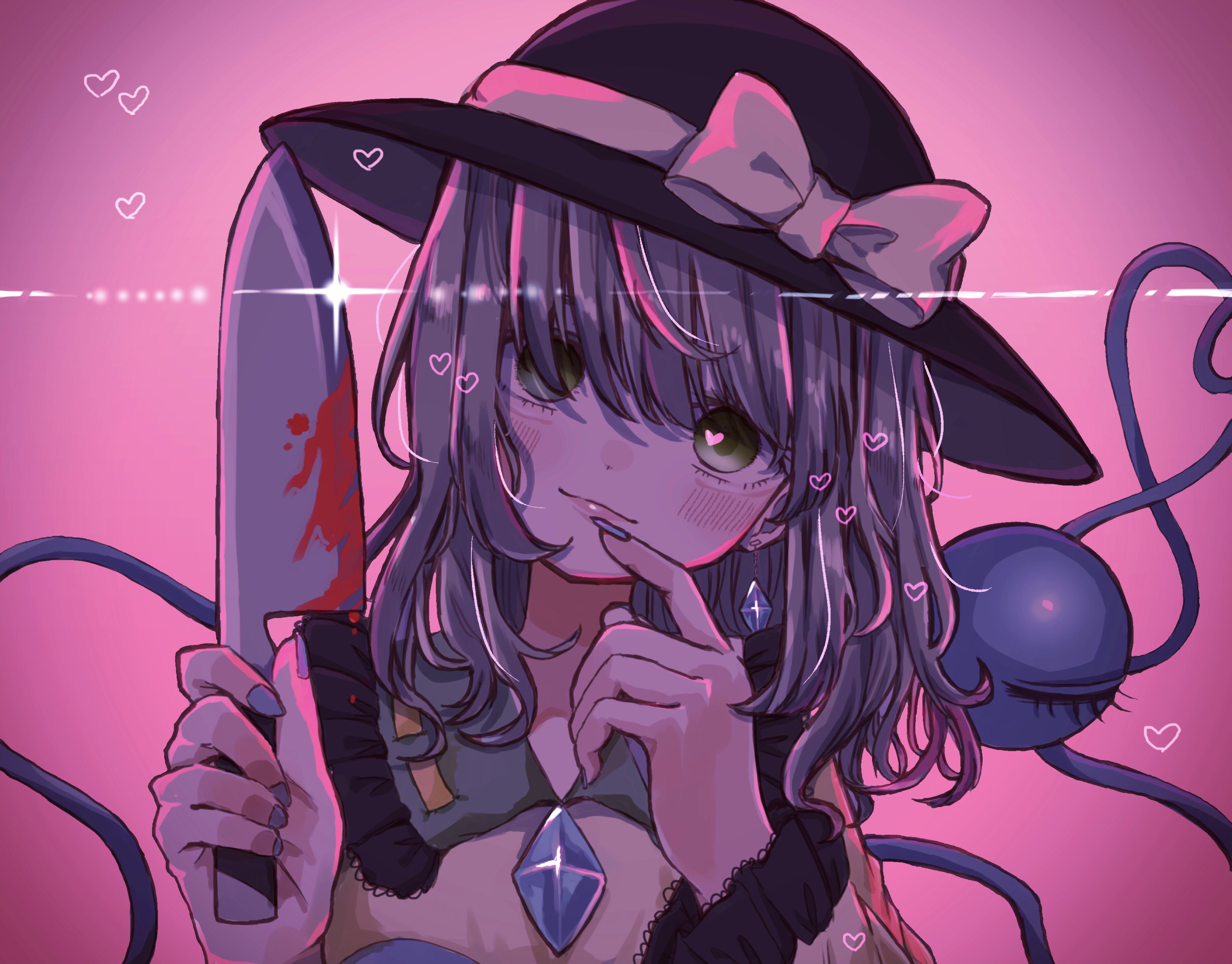 Koishi Komeiji from Touhou 4K HD Wallpaper