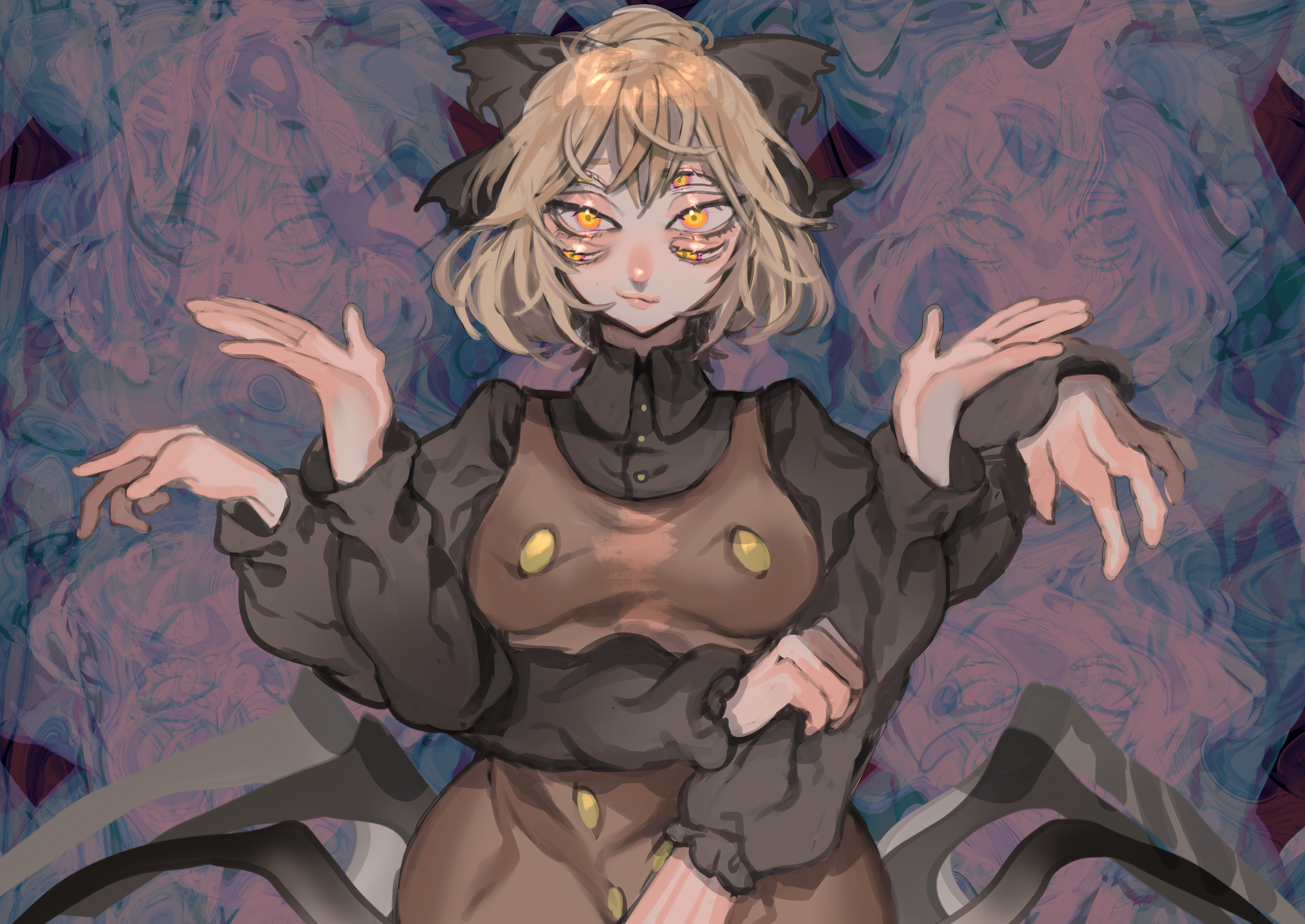 Yamame Kurodani from Touhou HD HD Wallpaper