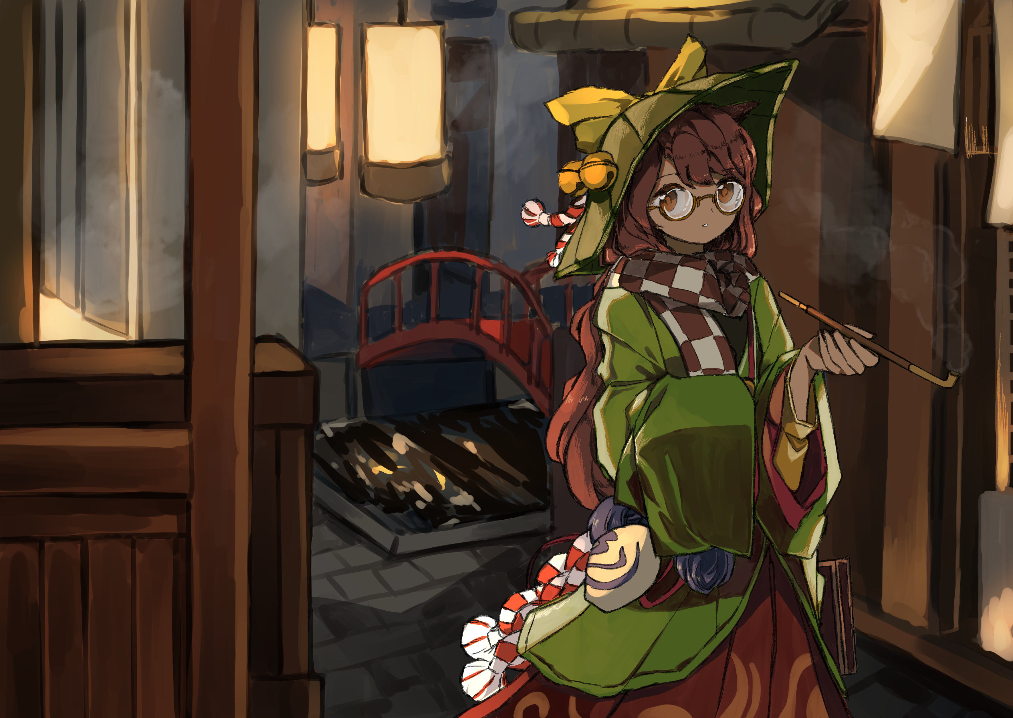 Mamizou Futatsuiwa from Touhou HD Wallpaper