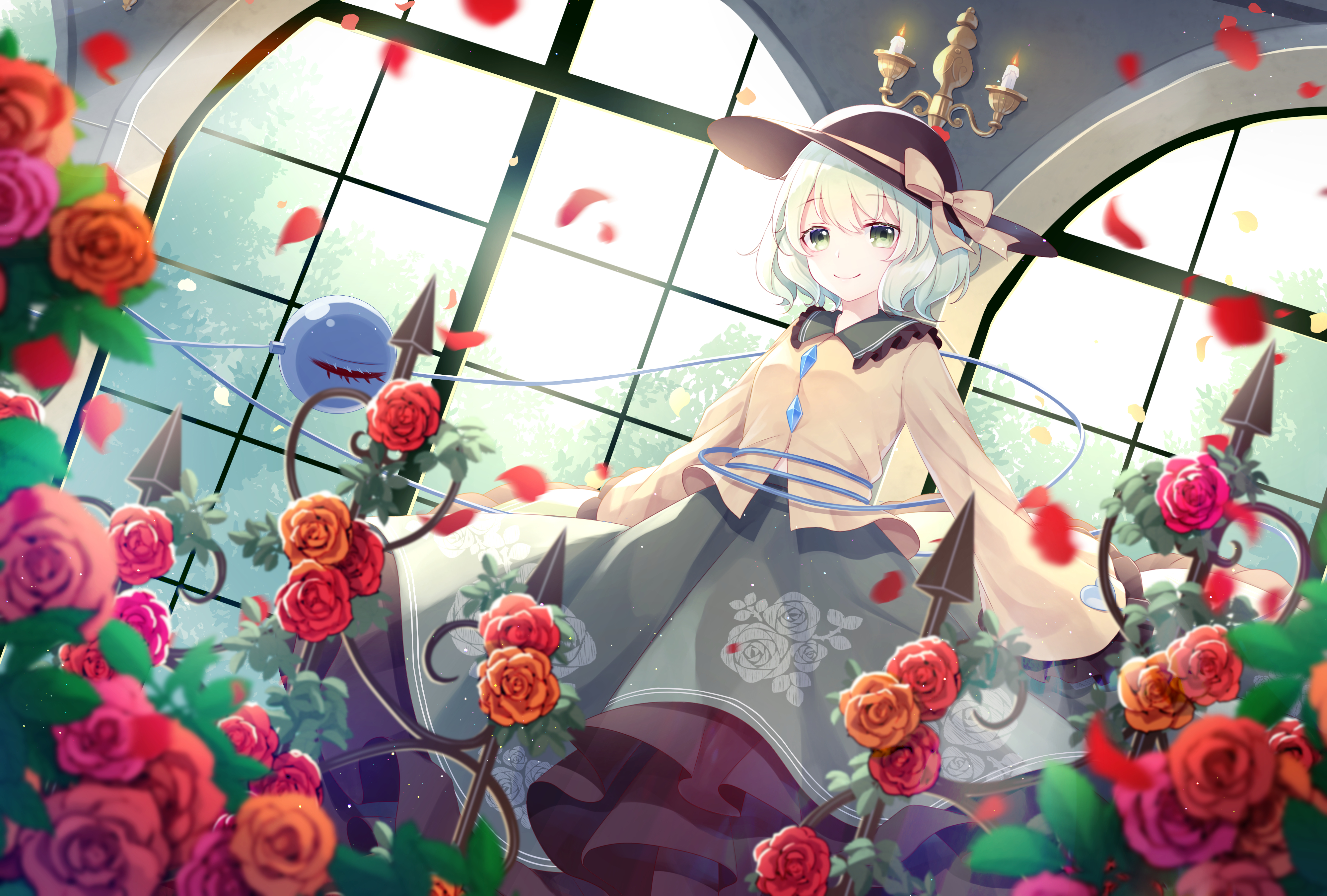 Koishi Komeiji from Touhou 4K HD Wallpaper