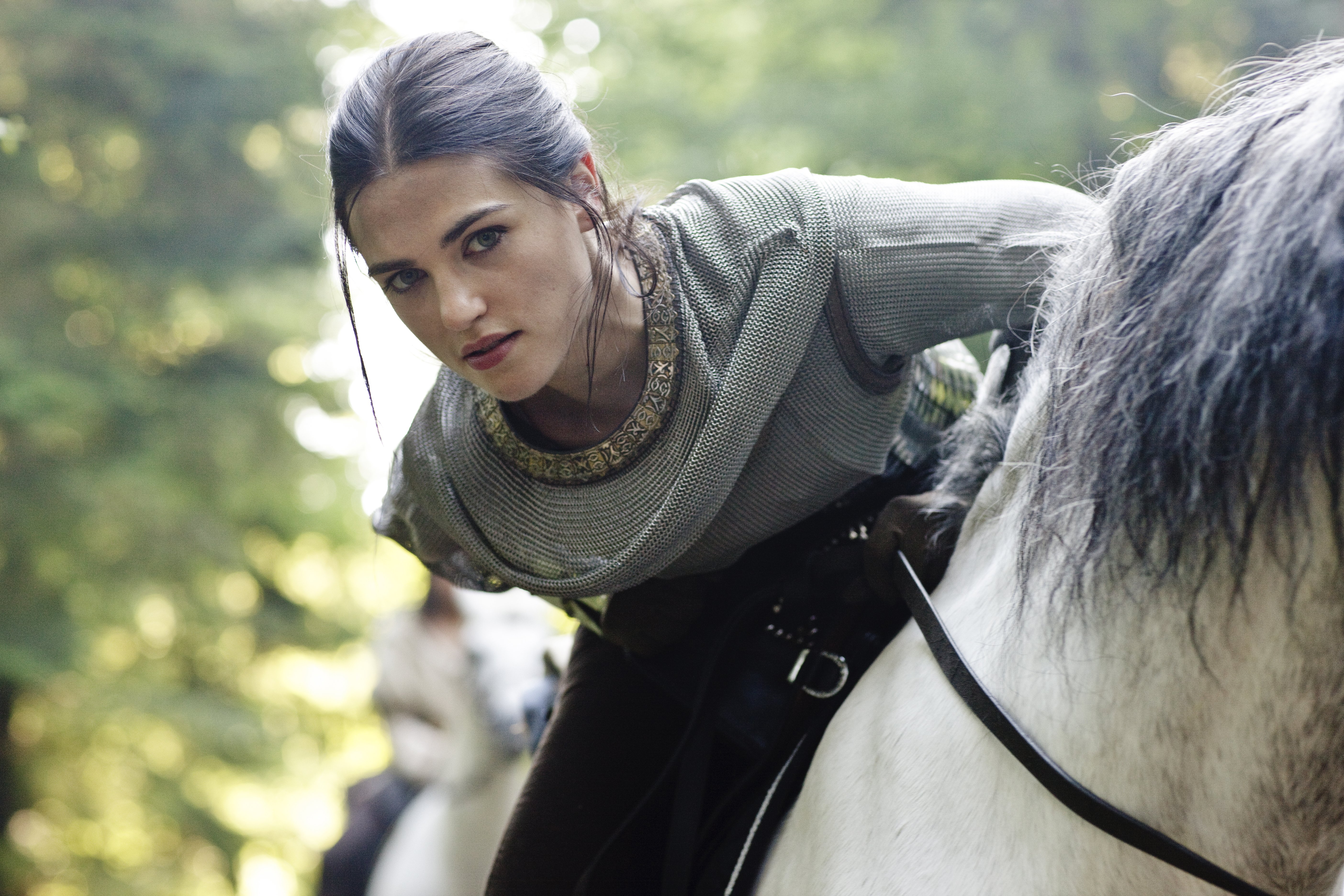 Morgana from Merlin on horseback HD Wallpaper