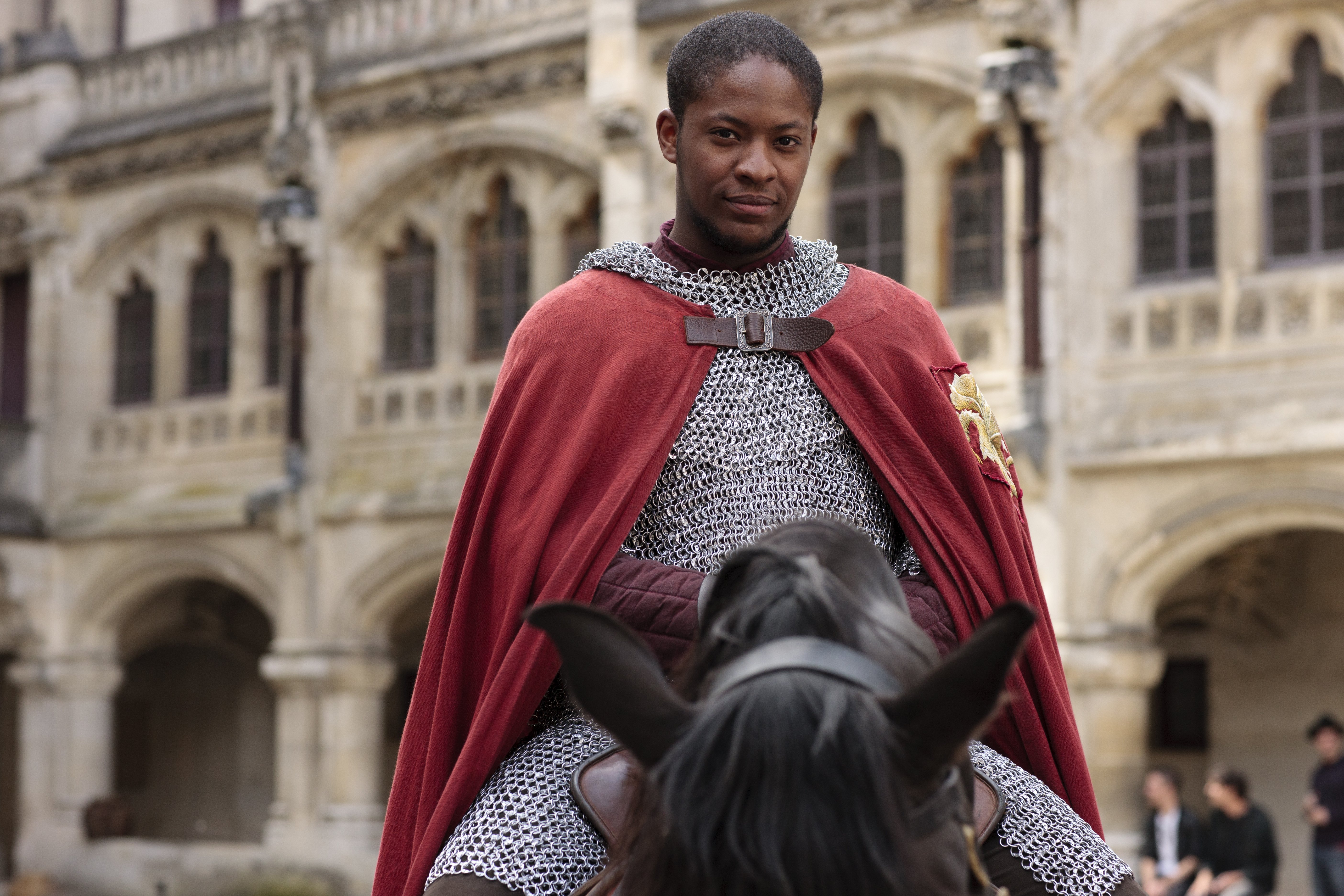 Sir Elyan from Merlin on horseback HD Wallpaper