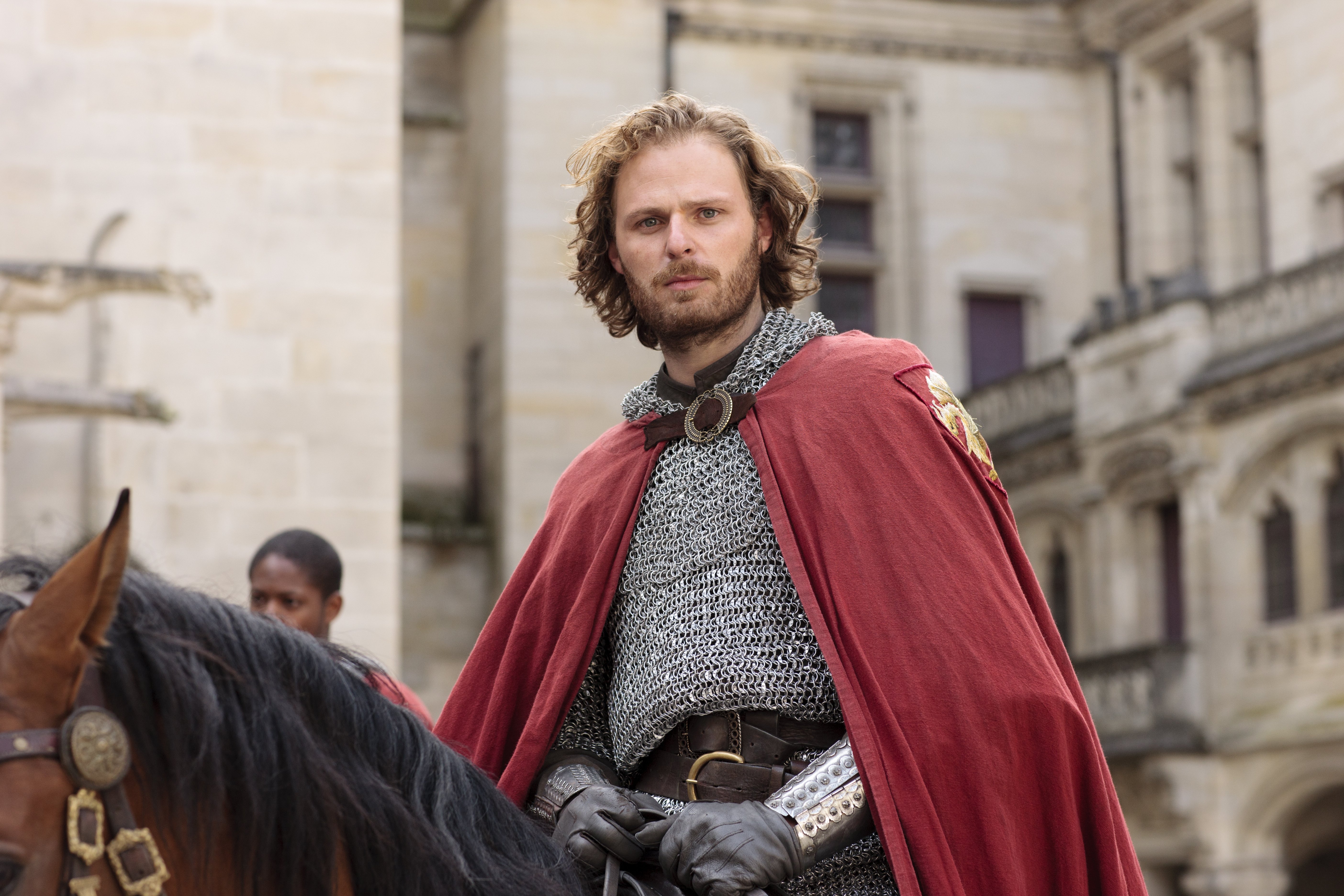 Sir Leon from Merlin on horseback HD Wallpaper