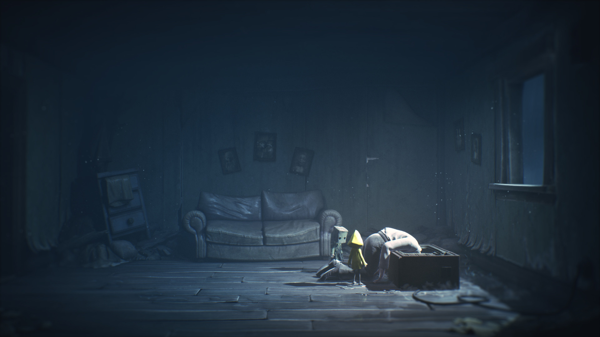 Mono and Six from Little Nightmares II HD Wallpaper