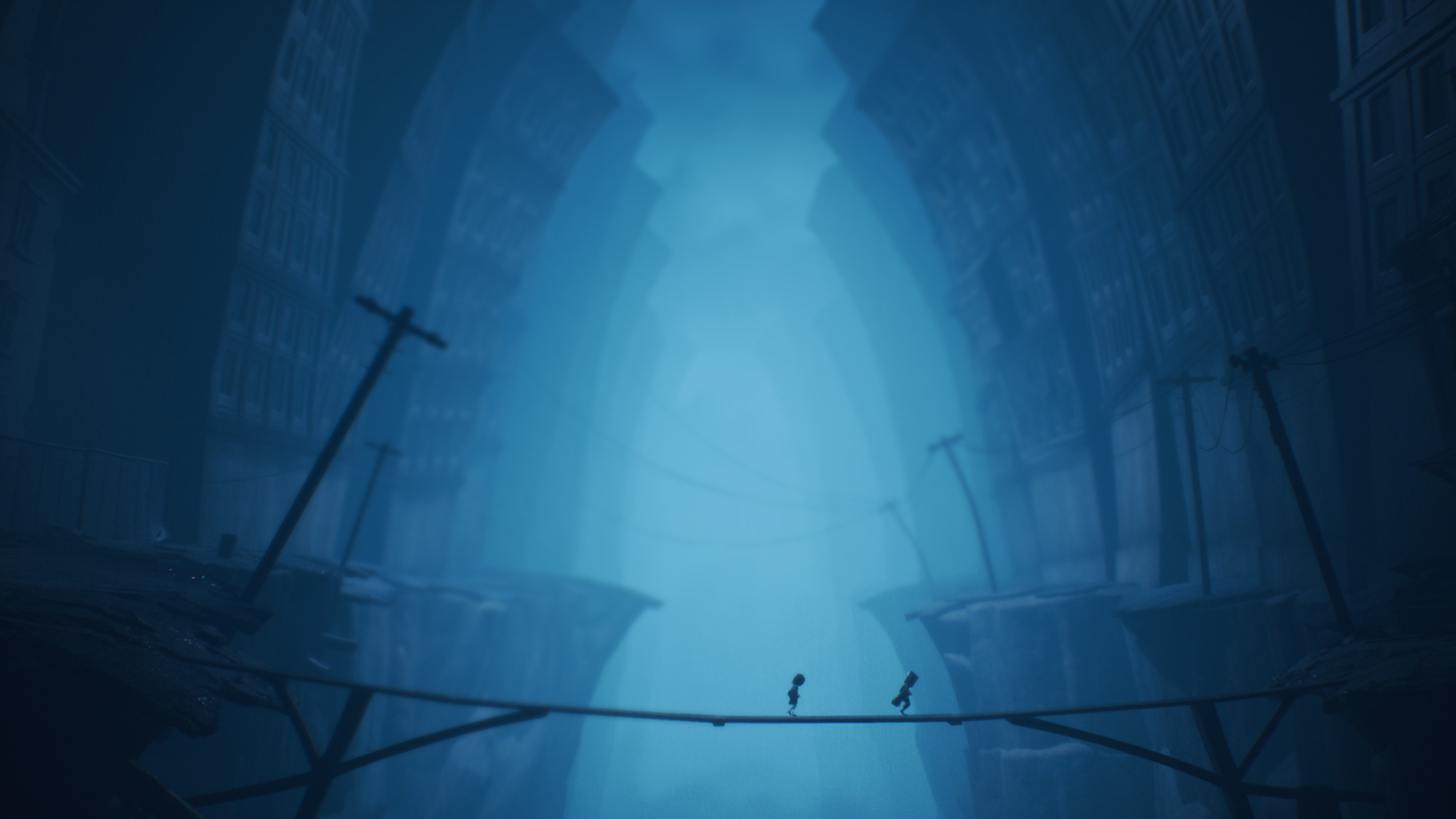 Mono and Six from Little Nightmares II 4K HD Wallpaper