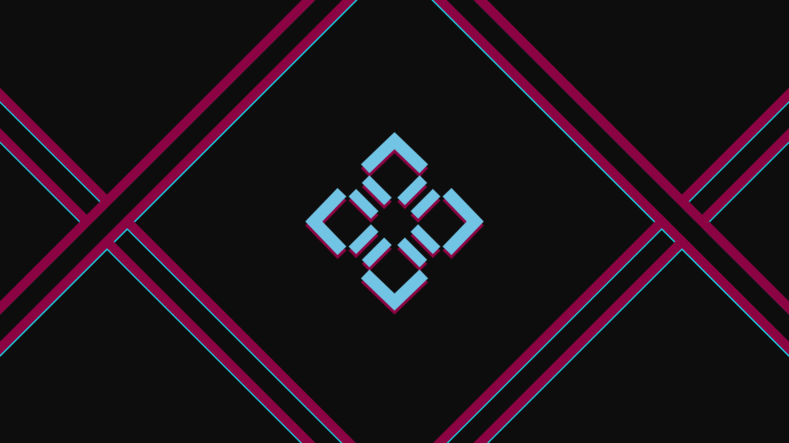Abstract geometric pattern with dark background HD Wallpaper