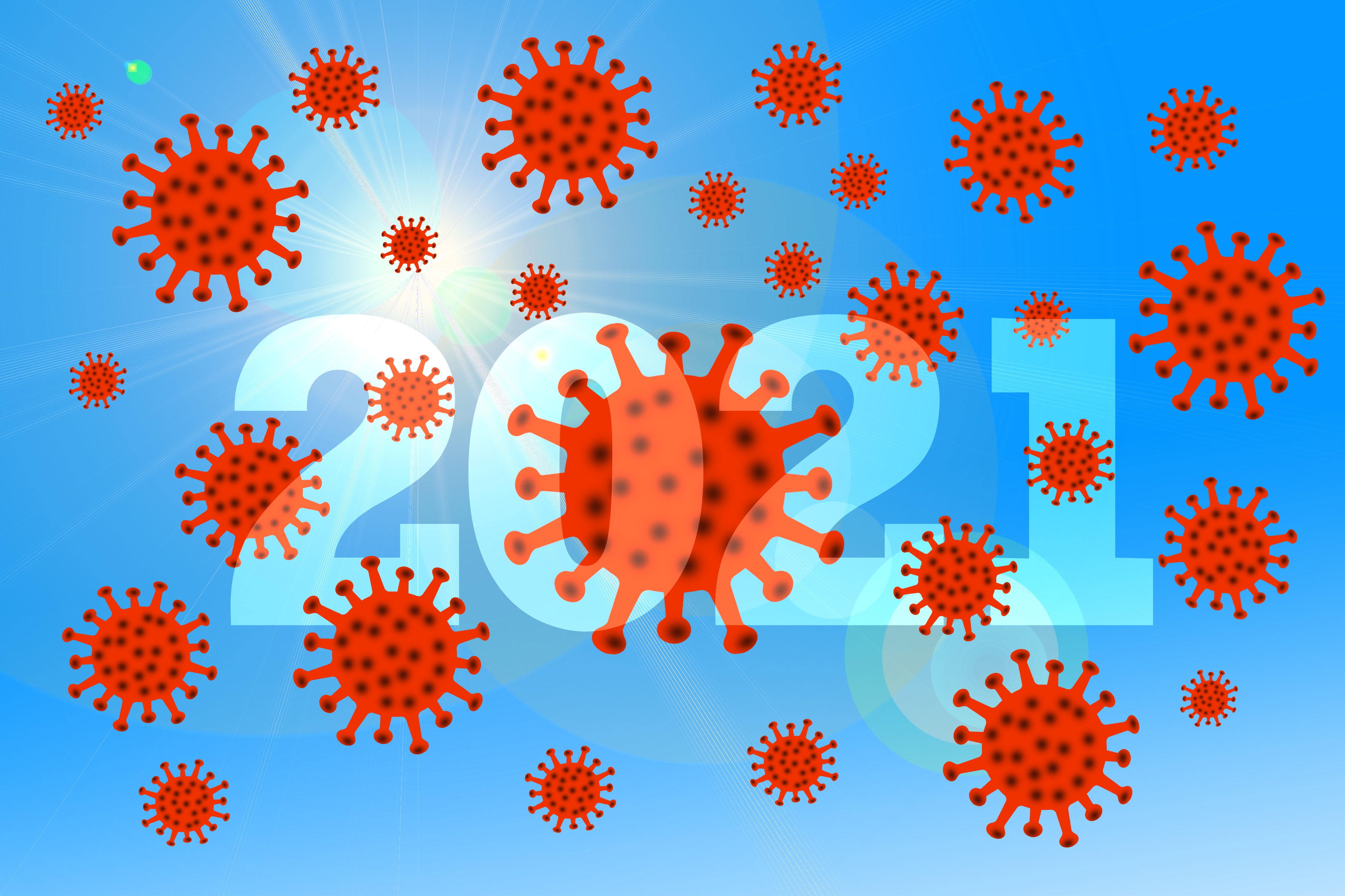 New Year 2021 Coronavirus 4K HD Wallpaper