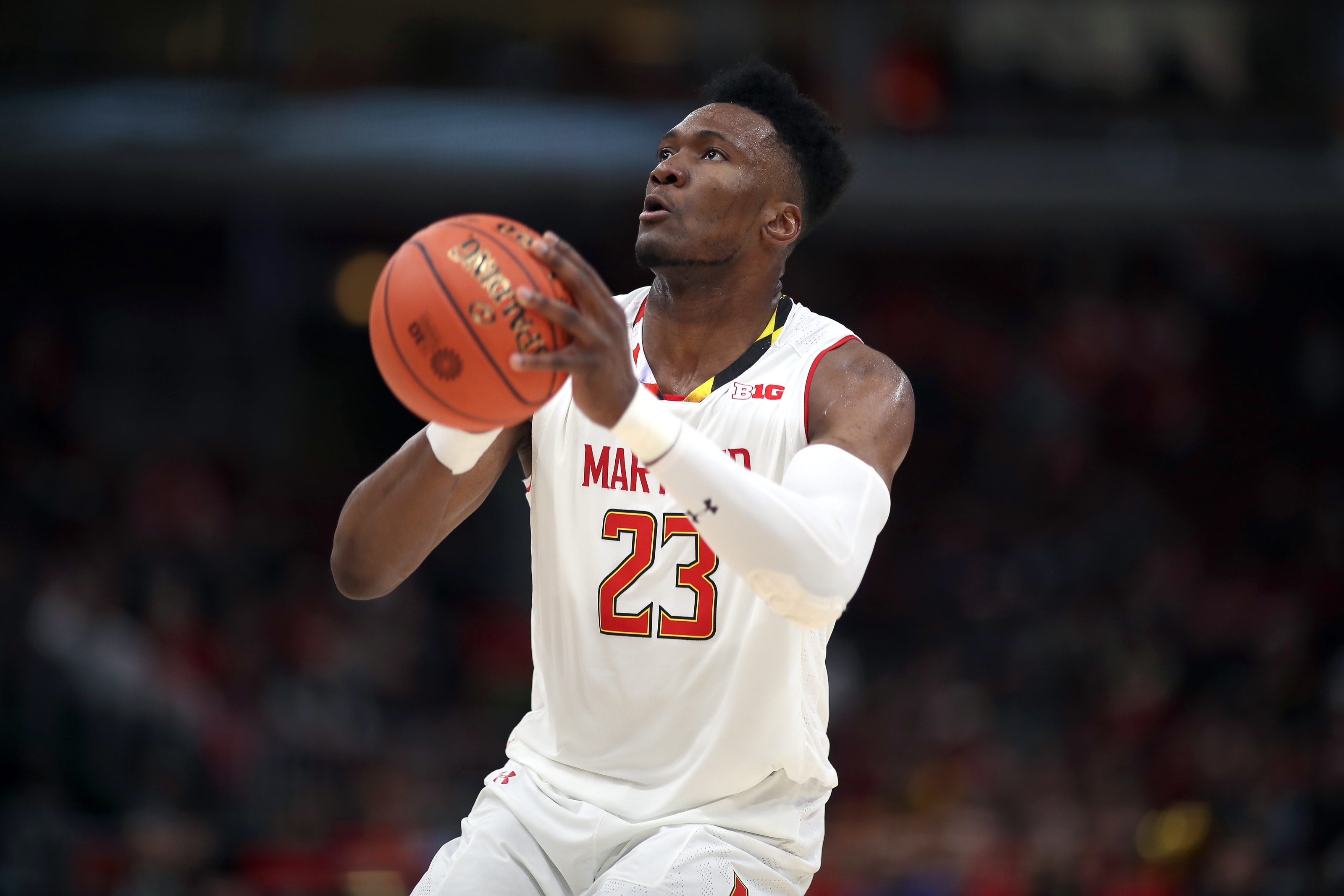 Bruno Fernando of Maryland Basketball HD Wallpaper