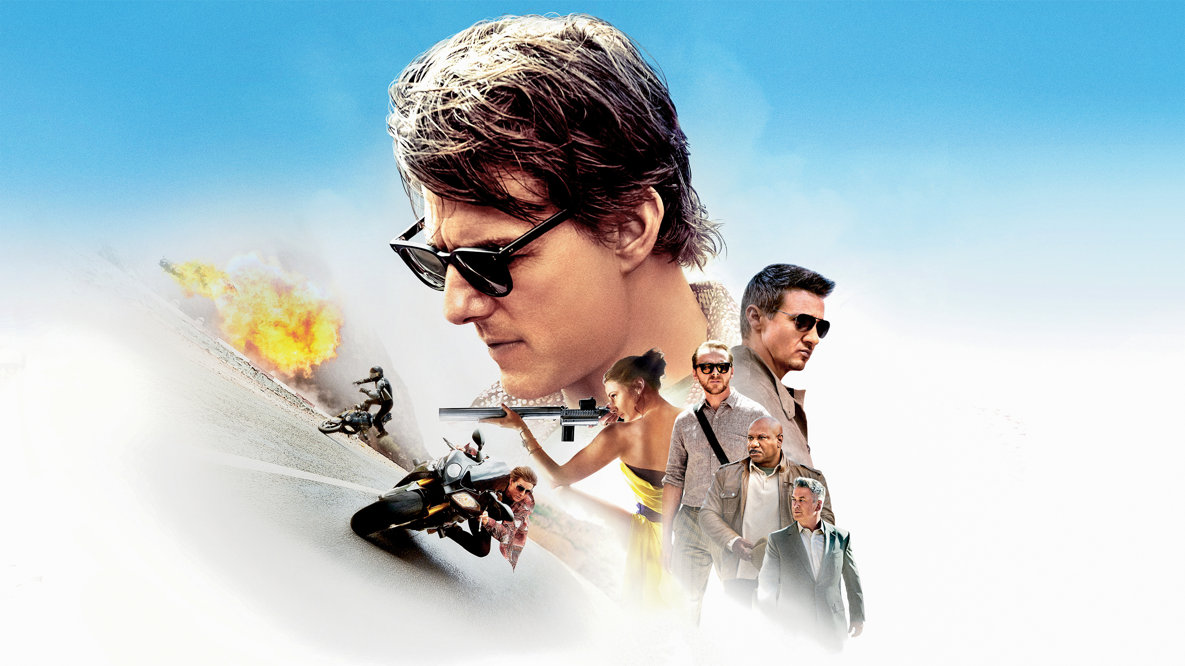 Mission: Impossible - Rogue Nation 4K with Tom Cruise and Rebecca Ferguson HD Wallpaper